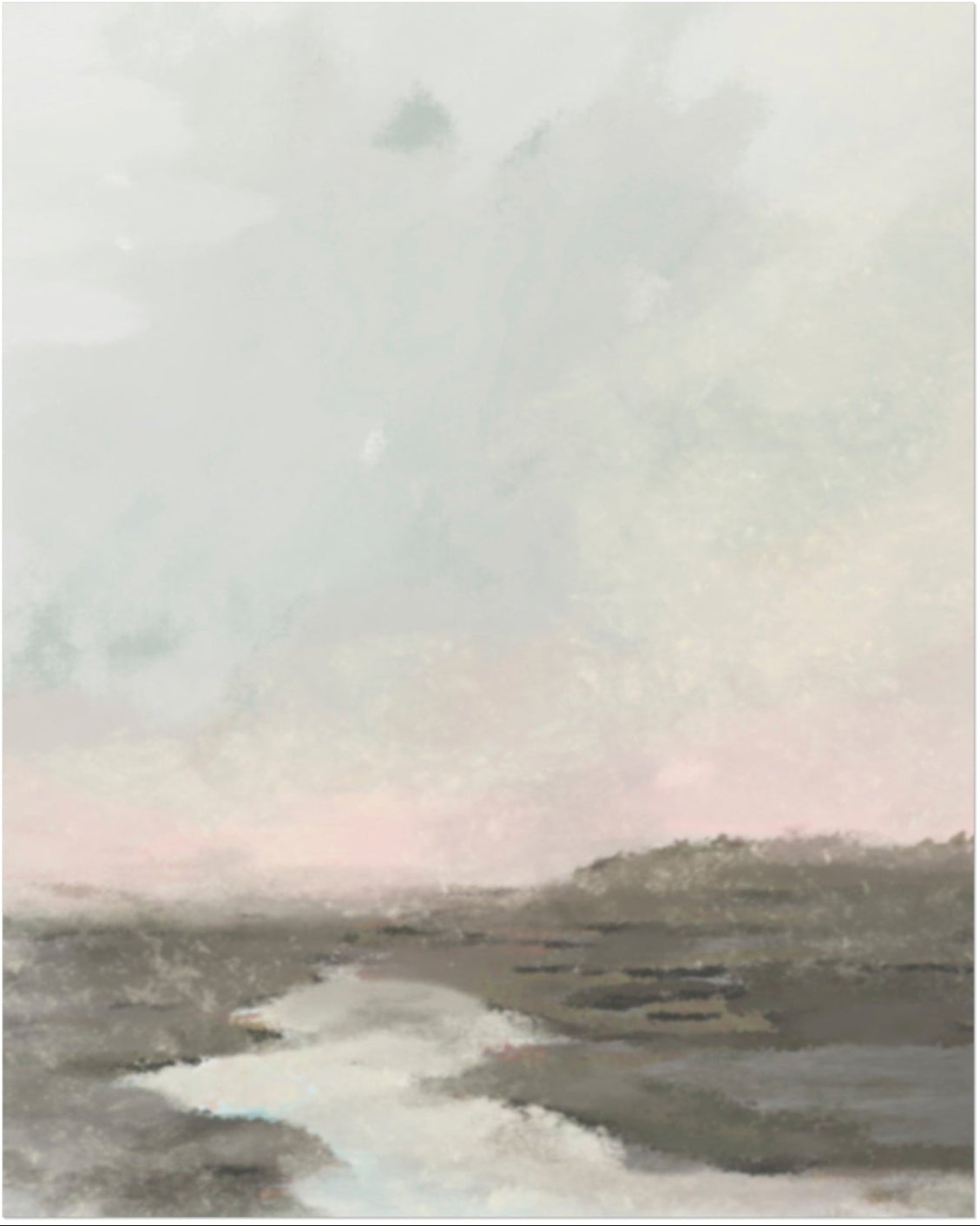 MARSH GOLDEN HOUR - Art Print