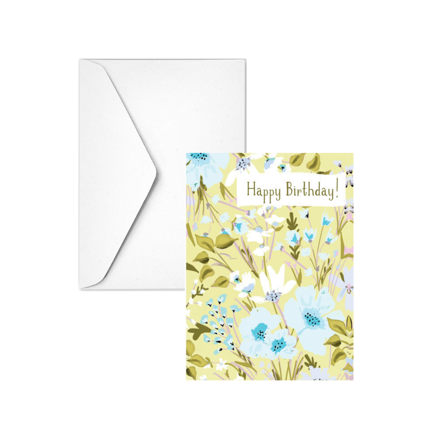 HAPPY BIRTHDAY FLORALS - Note Card
