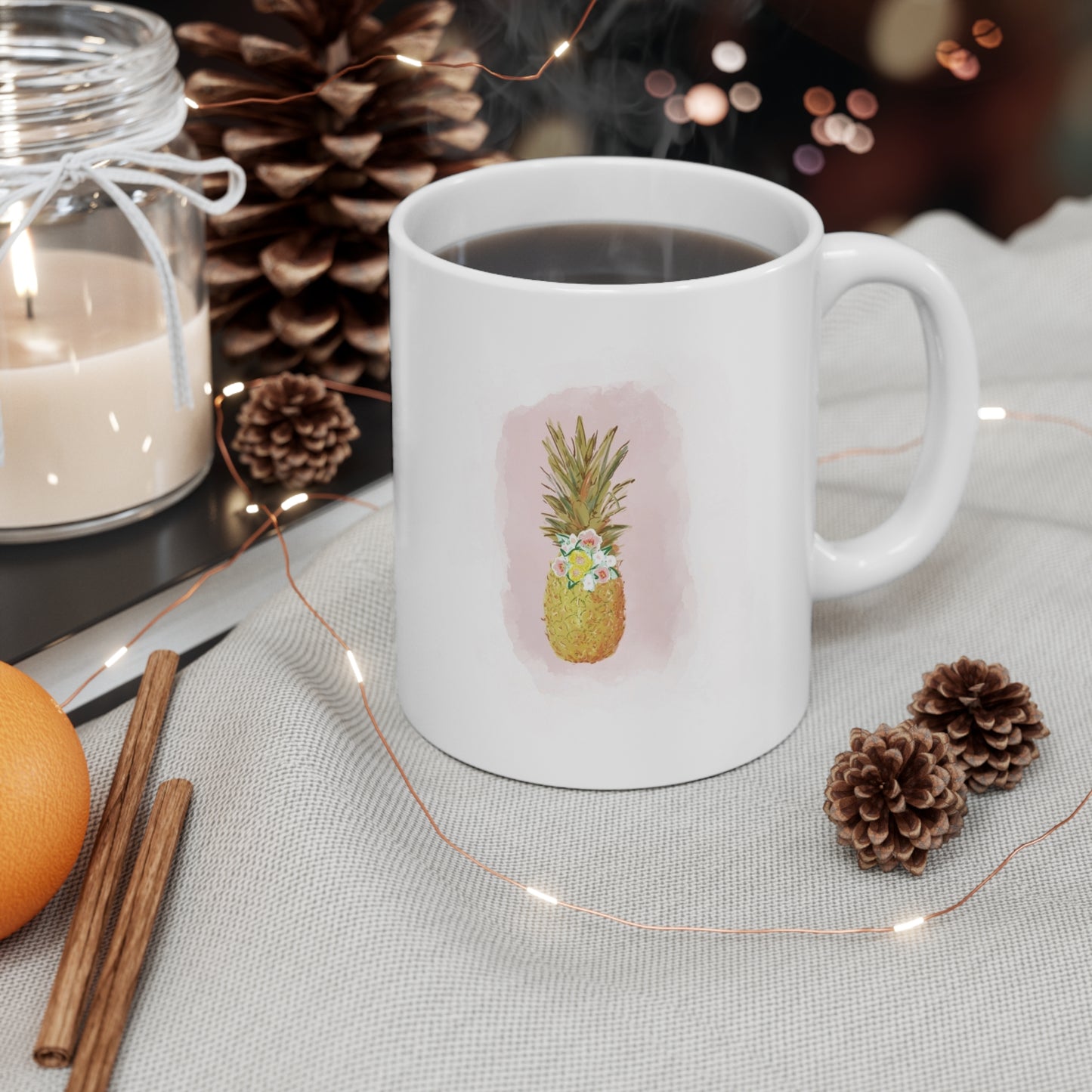 RAINBOW ROW & PINEAPPLE - Mug