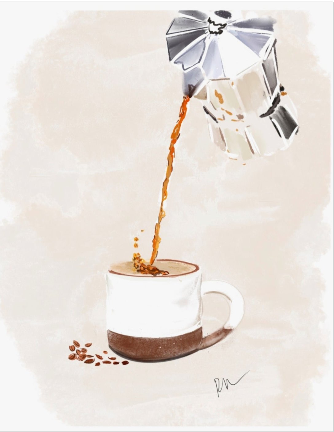 BREWED TOGETHER - Art Print