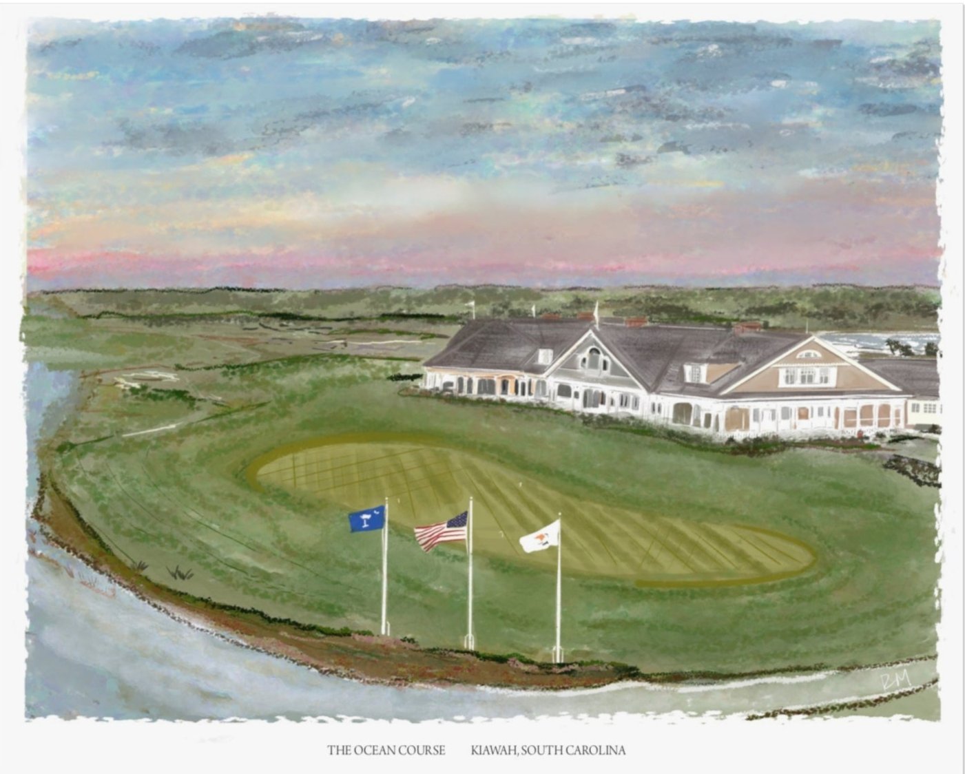 THE OCEAN COURSE - Art Print