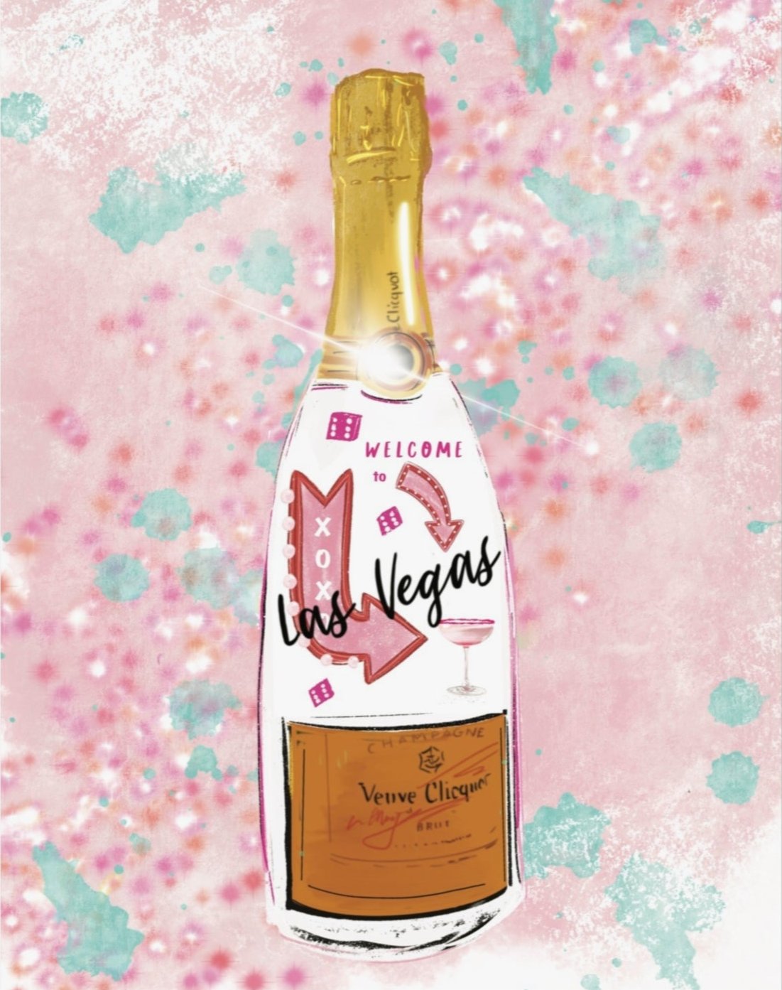 VEGAS VEUVE - Art Print
