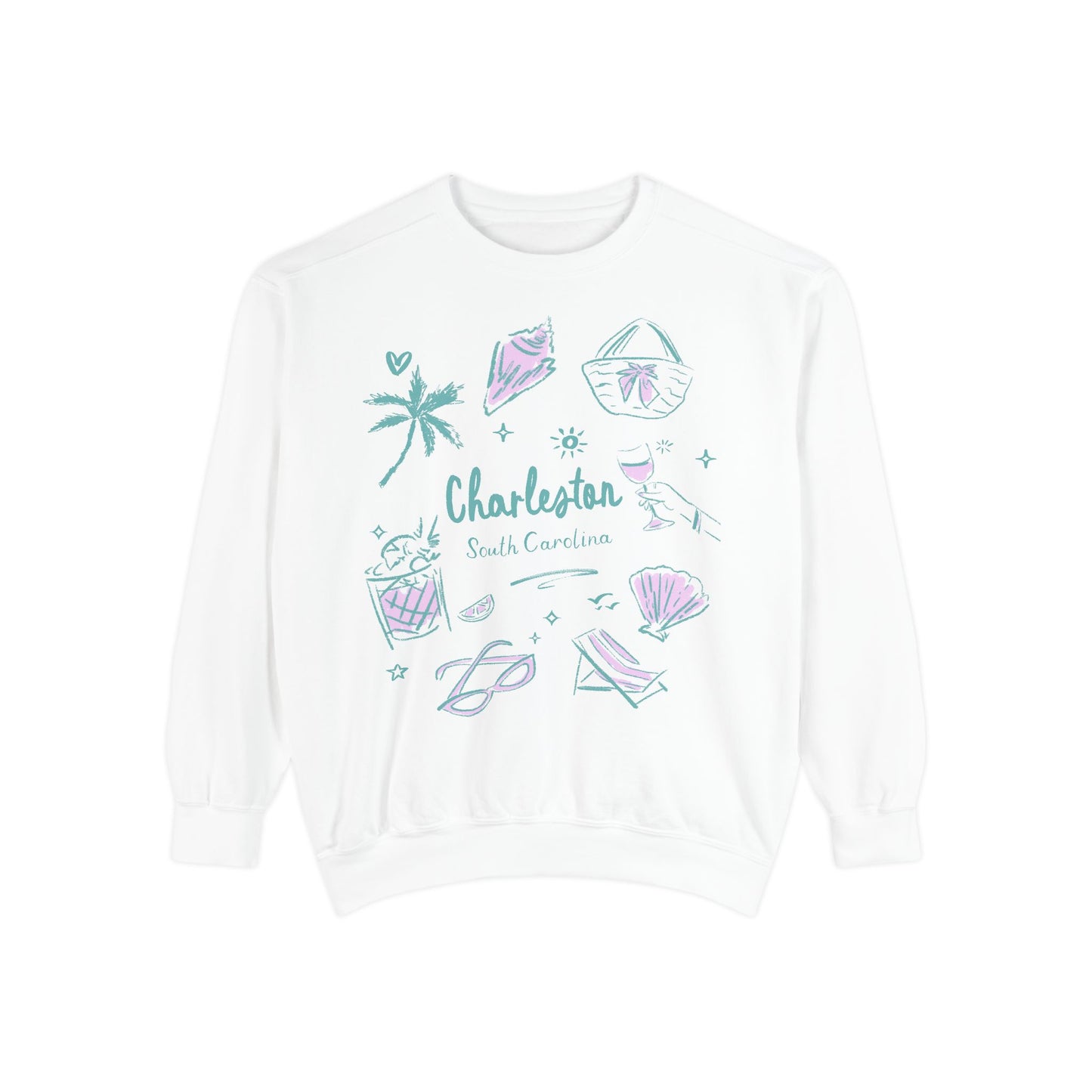 SUNNY CHARLESTON - Comfort Colors Crewneck