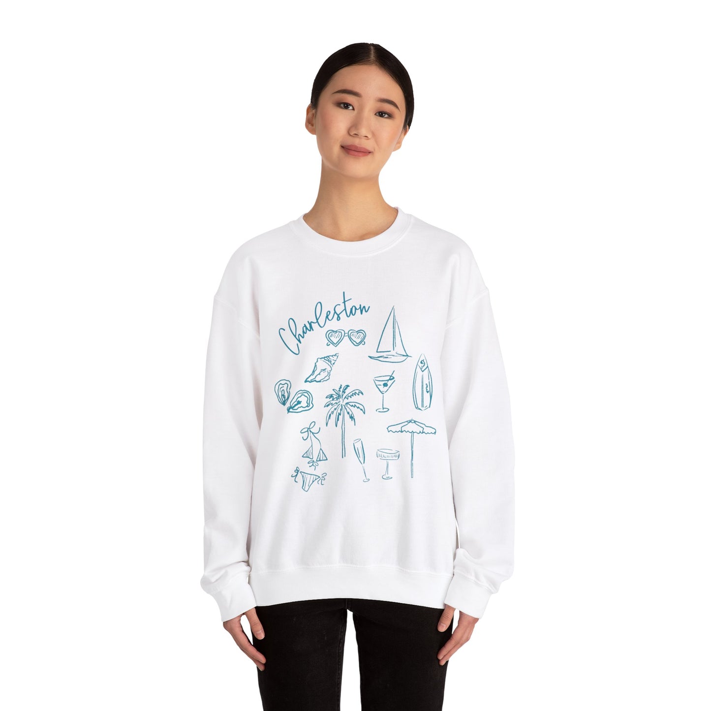 CHARLESTON IN BLUE - Crewneck