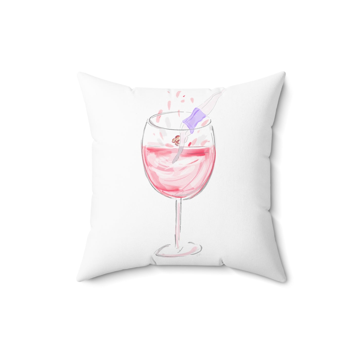 CHAMPAGNE GLASS DIVER - Pillow