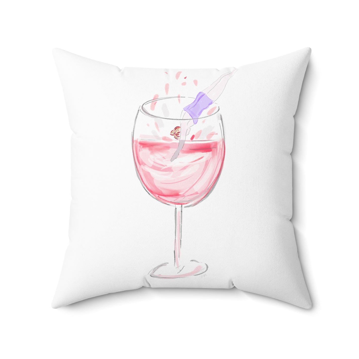 CHAMPAGNE GLASS DIVER - Pillow