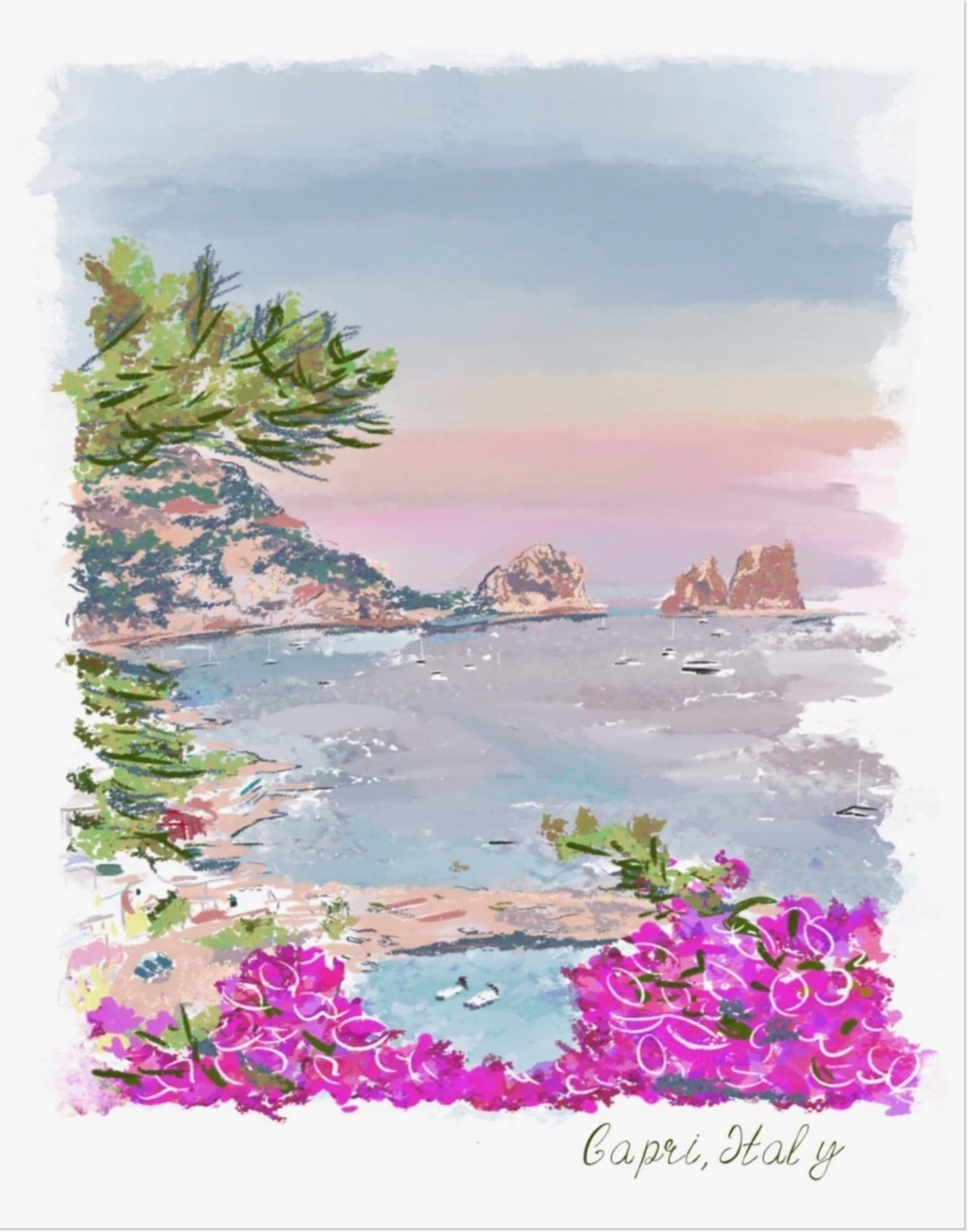 CAPRI DREAMS - Art Print