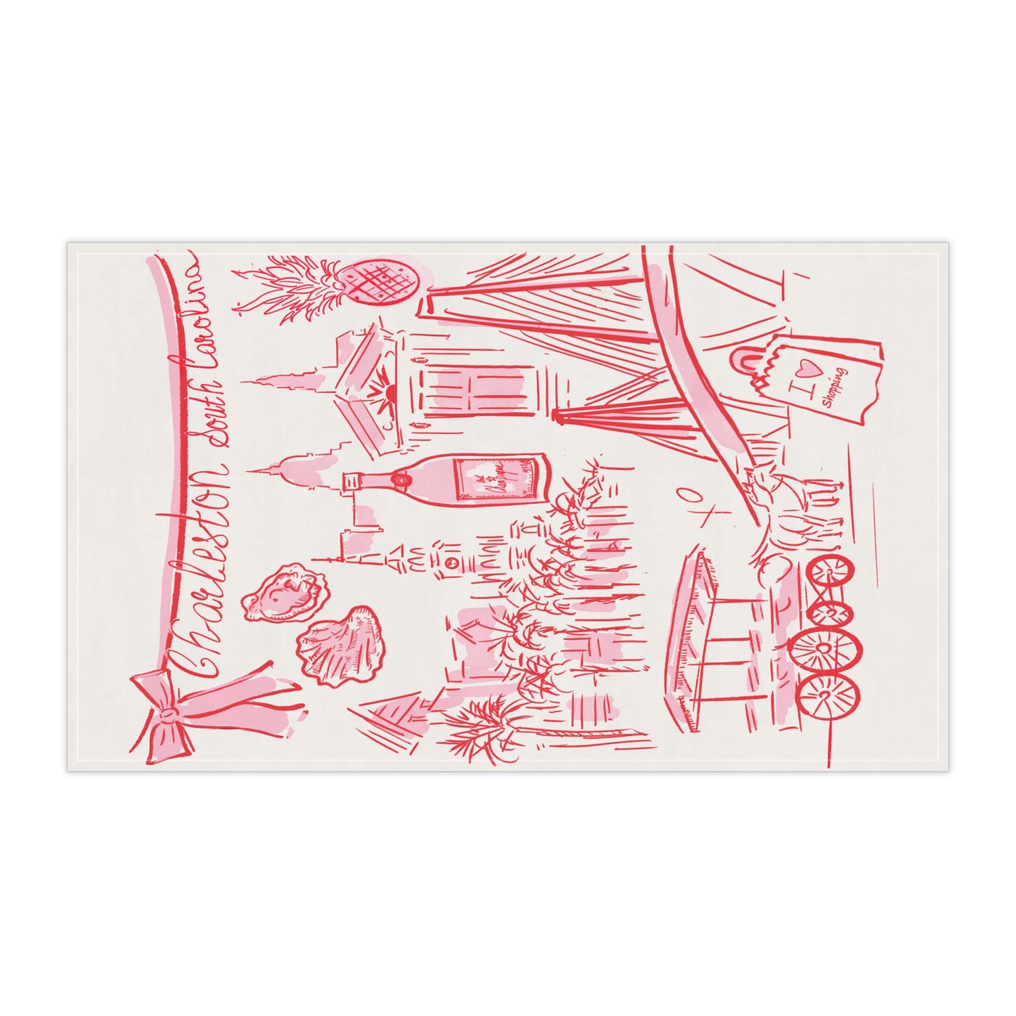 CHARLESTON - Tea Towel