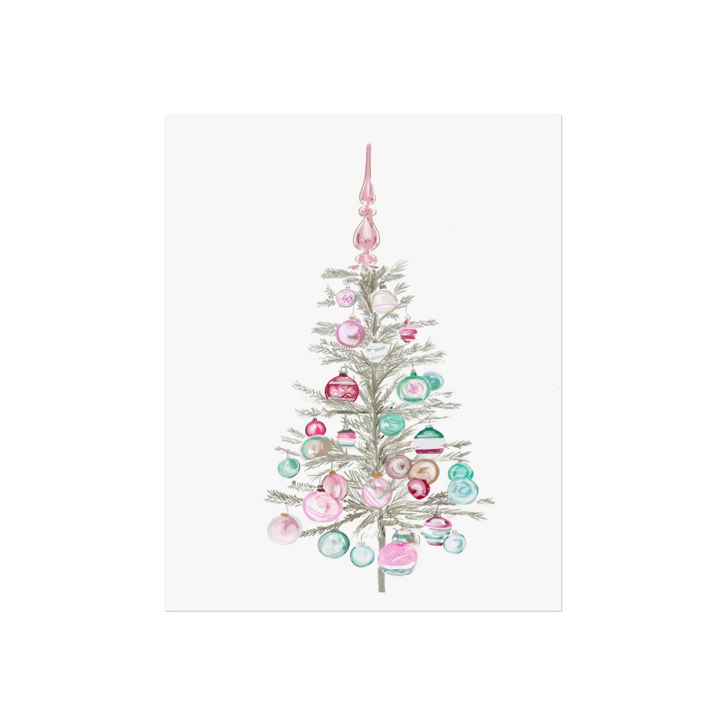 VINTAGE TREE - Art Print