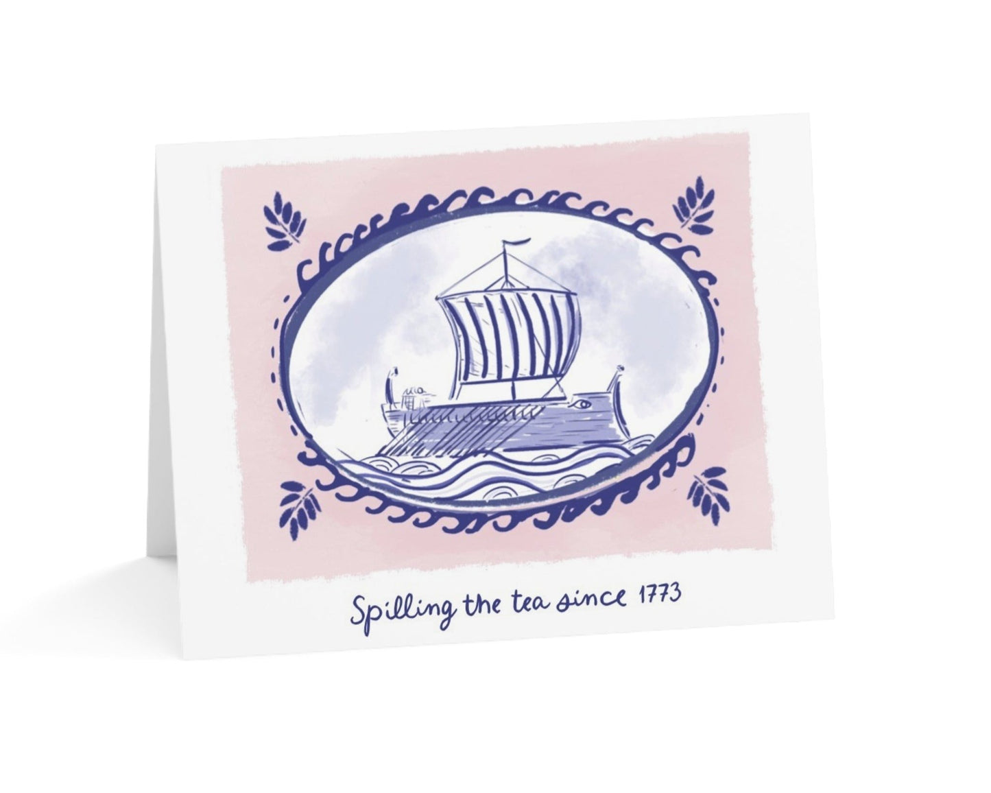 SPILLING THE TEA - Note Card