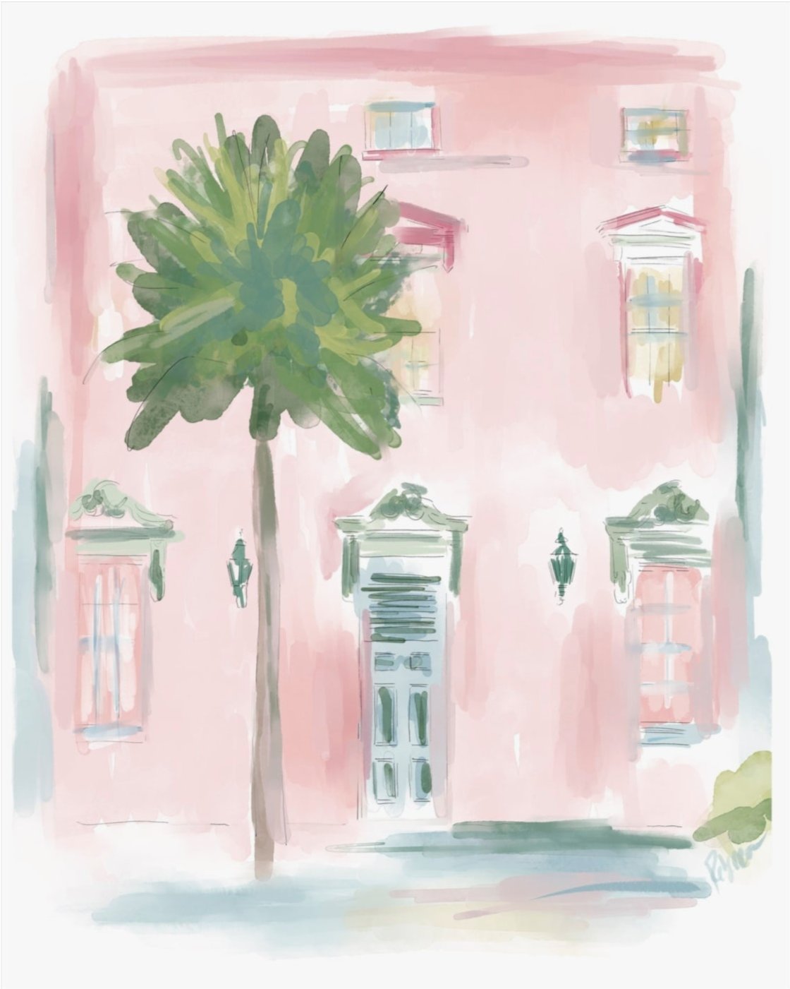 COASTAL MILLS HOUSE - Art Print
