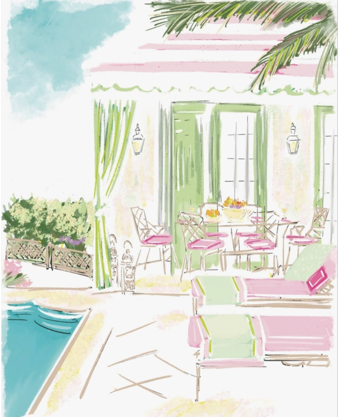 CABANA LIFE - Art Print