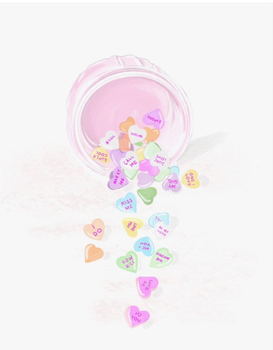 VALENTINE'S CANDY - Art Print