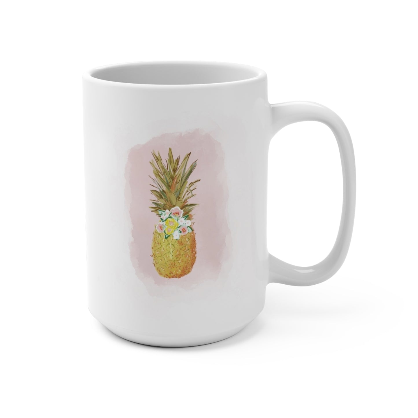RAINBOW ROW & PINEAPPLE Mug 15oz