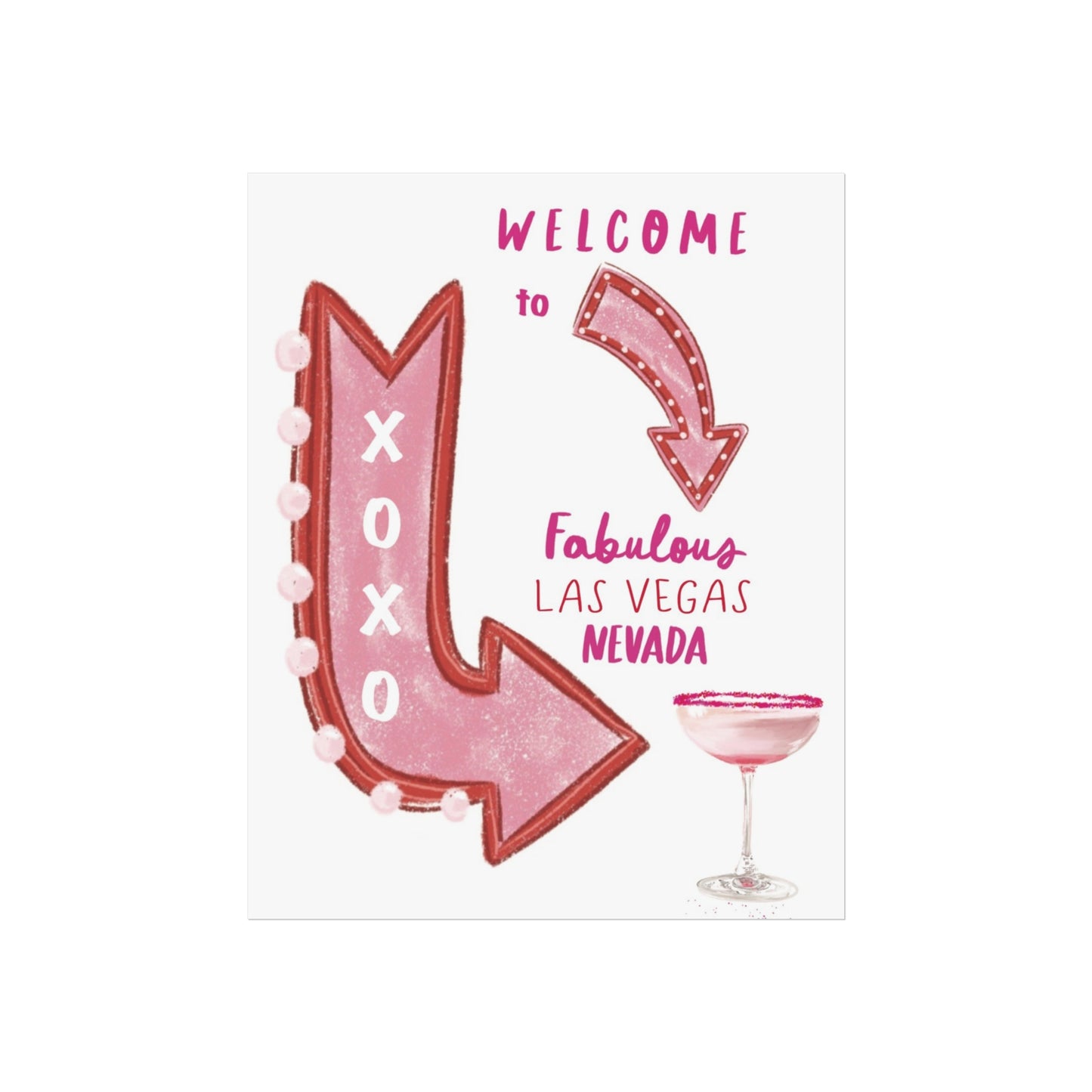 WELCOME TO VEGAS - Art Print