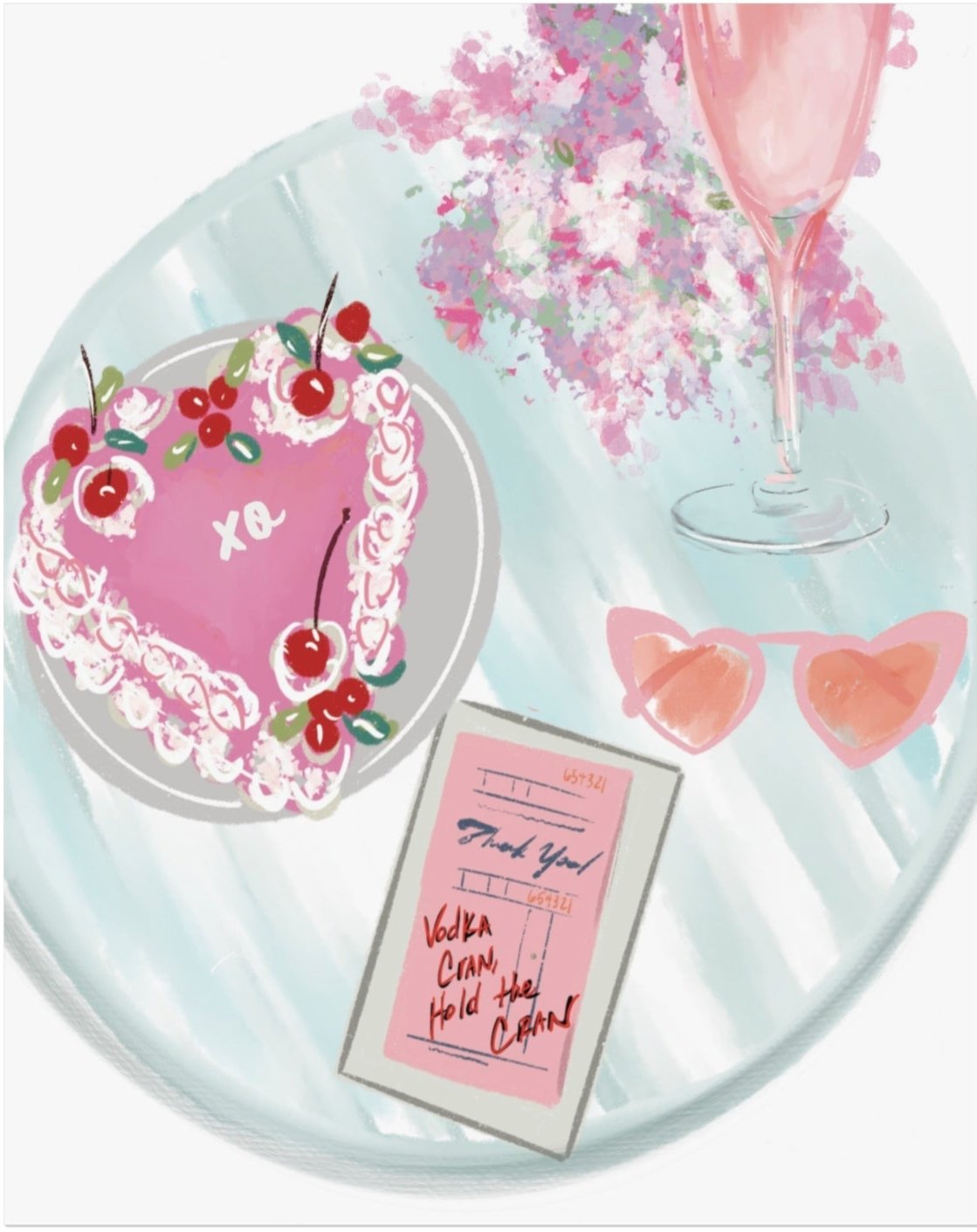 HOLD THE CRAN XO - Art Print