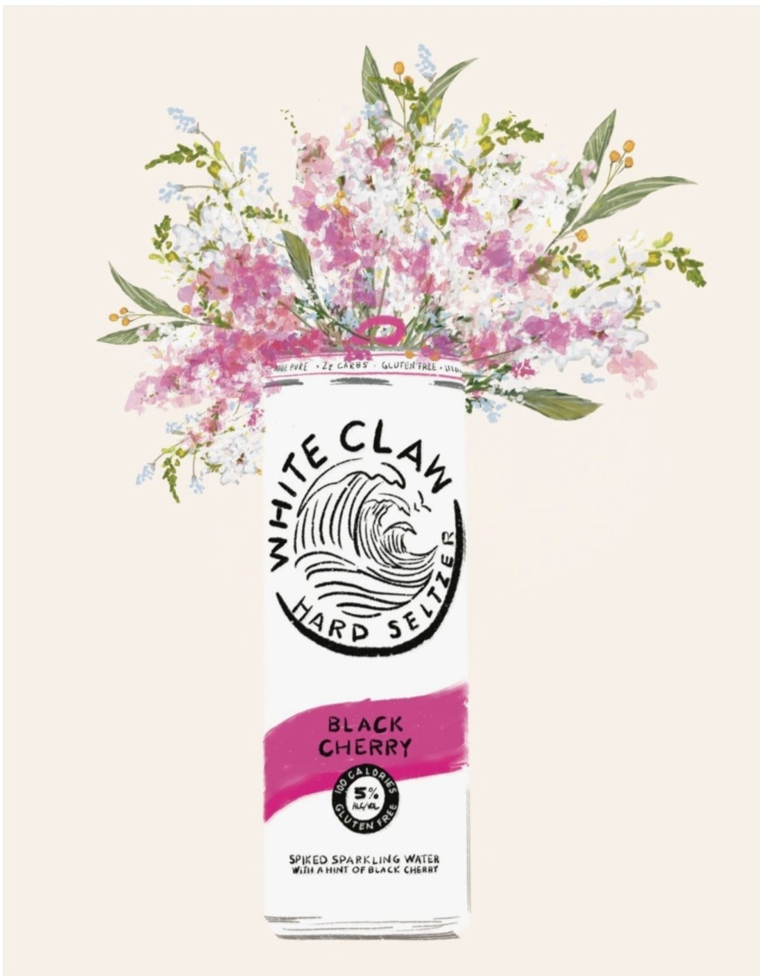FLOWER DRINK - Art Print