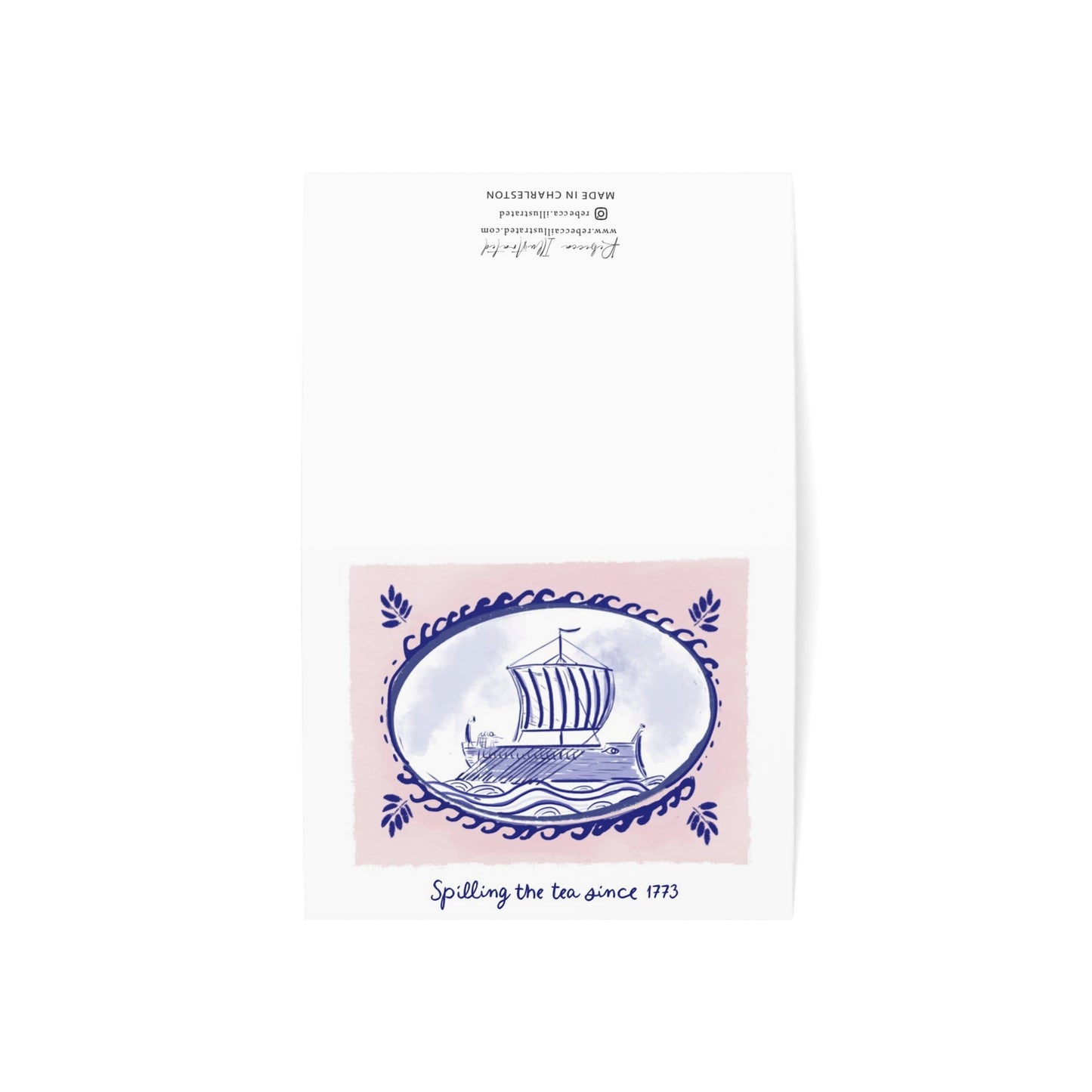 SPILLING THE TEA - Note Card
