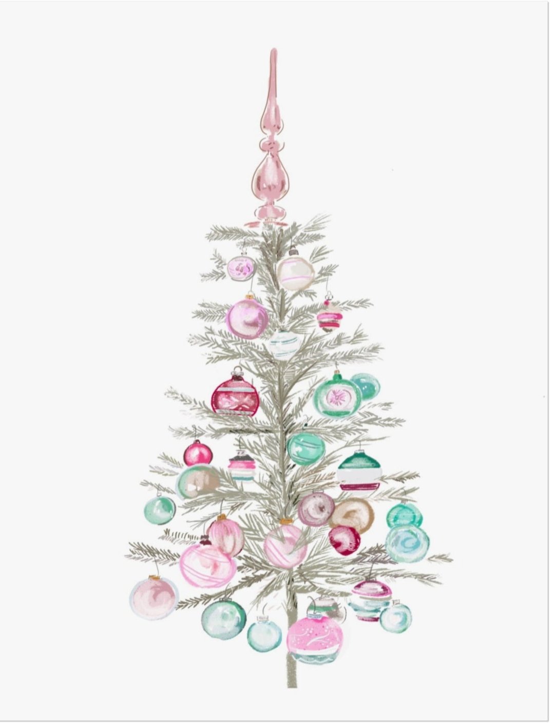 VINTAGE TREE - Art Print