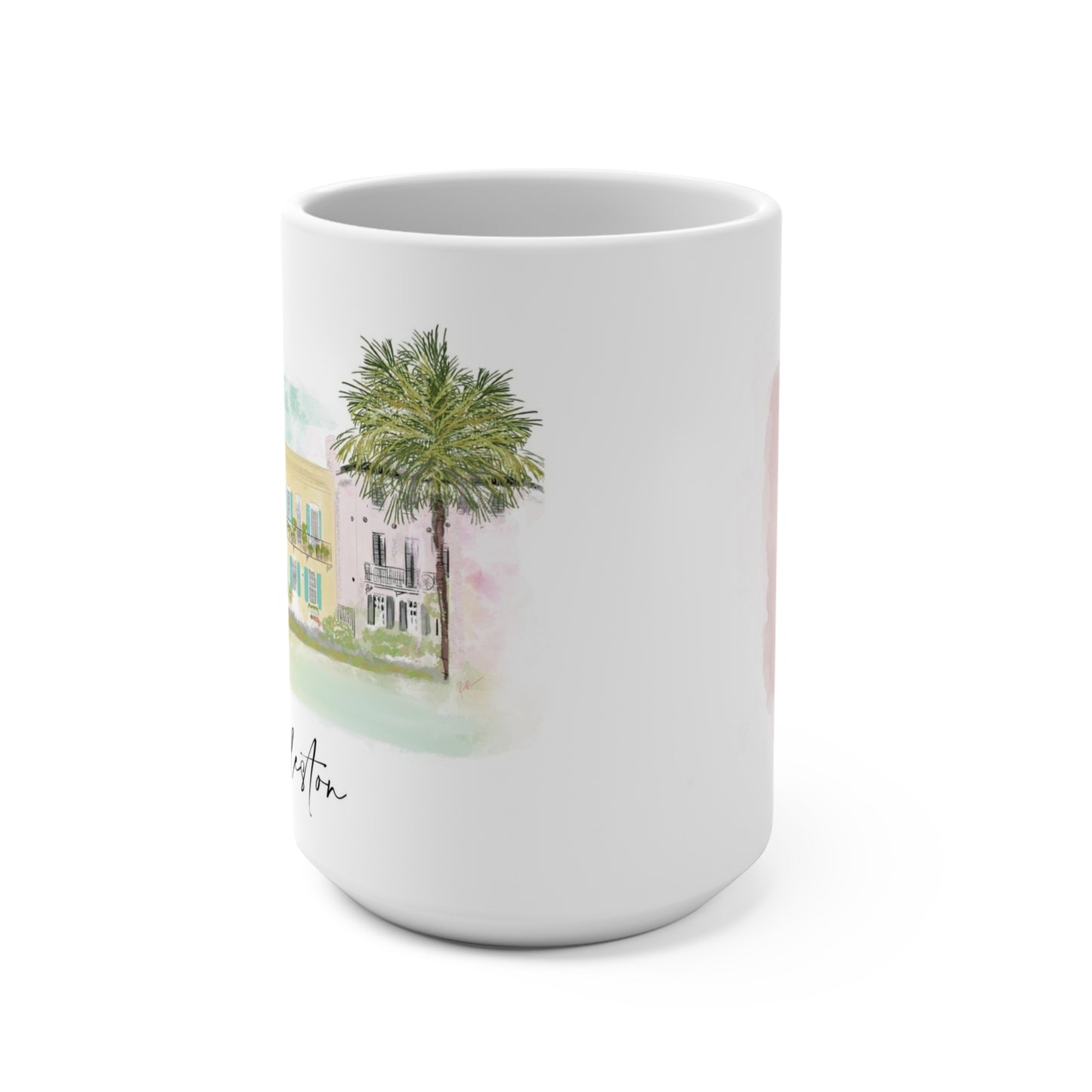 RAINBOW ROW & PINEAPPLE Mug 15oz
