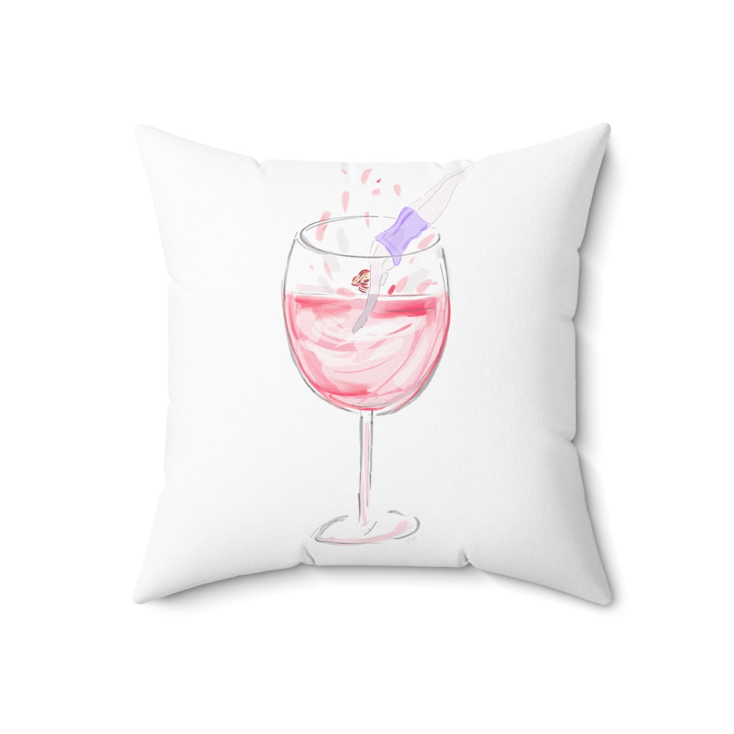 CHAMPAGNE GLASS DIVER - Pillow
