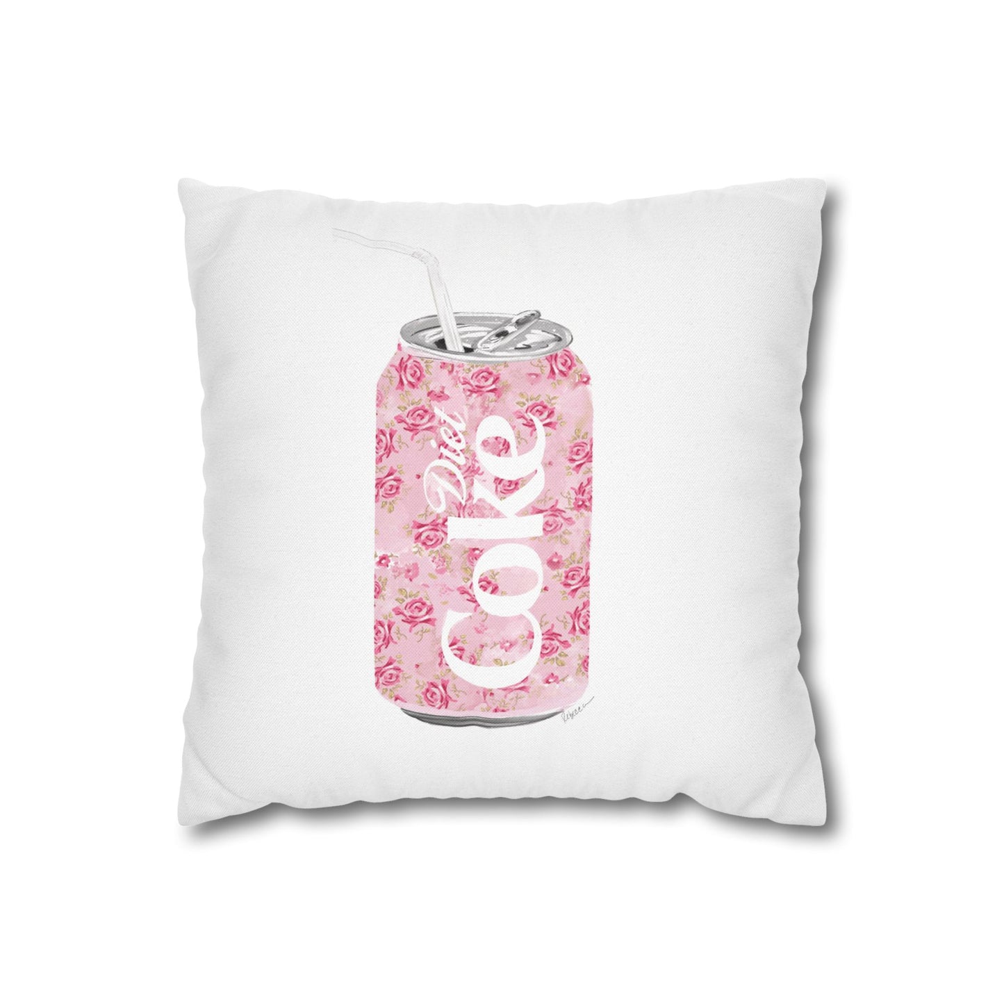 PINK SODA - Square Pillow Case