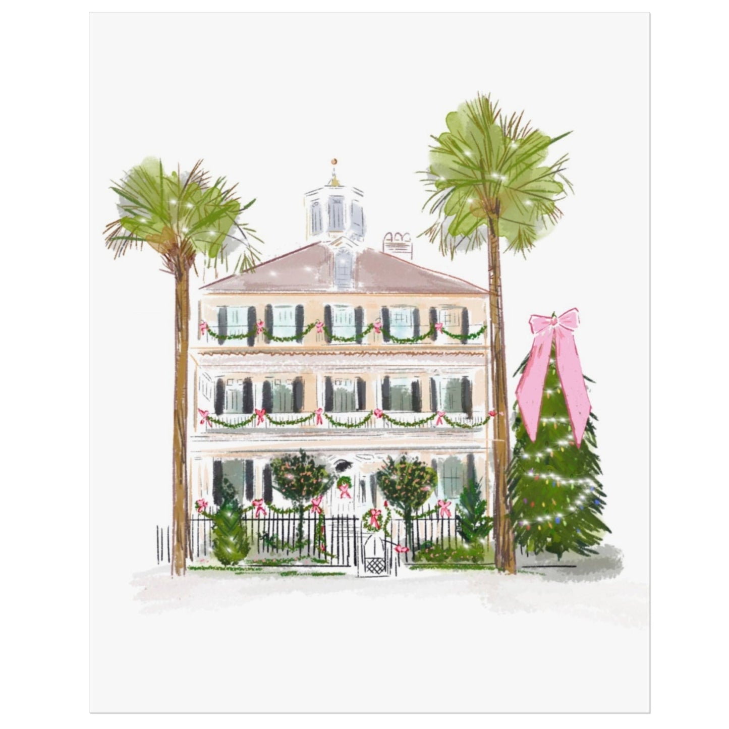 CHRISTMAS ON THE BATTERY - Art Print