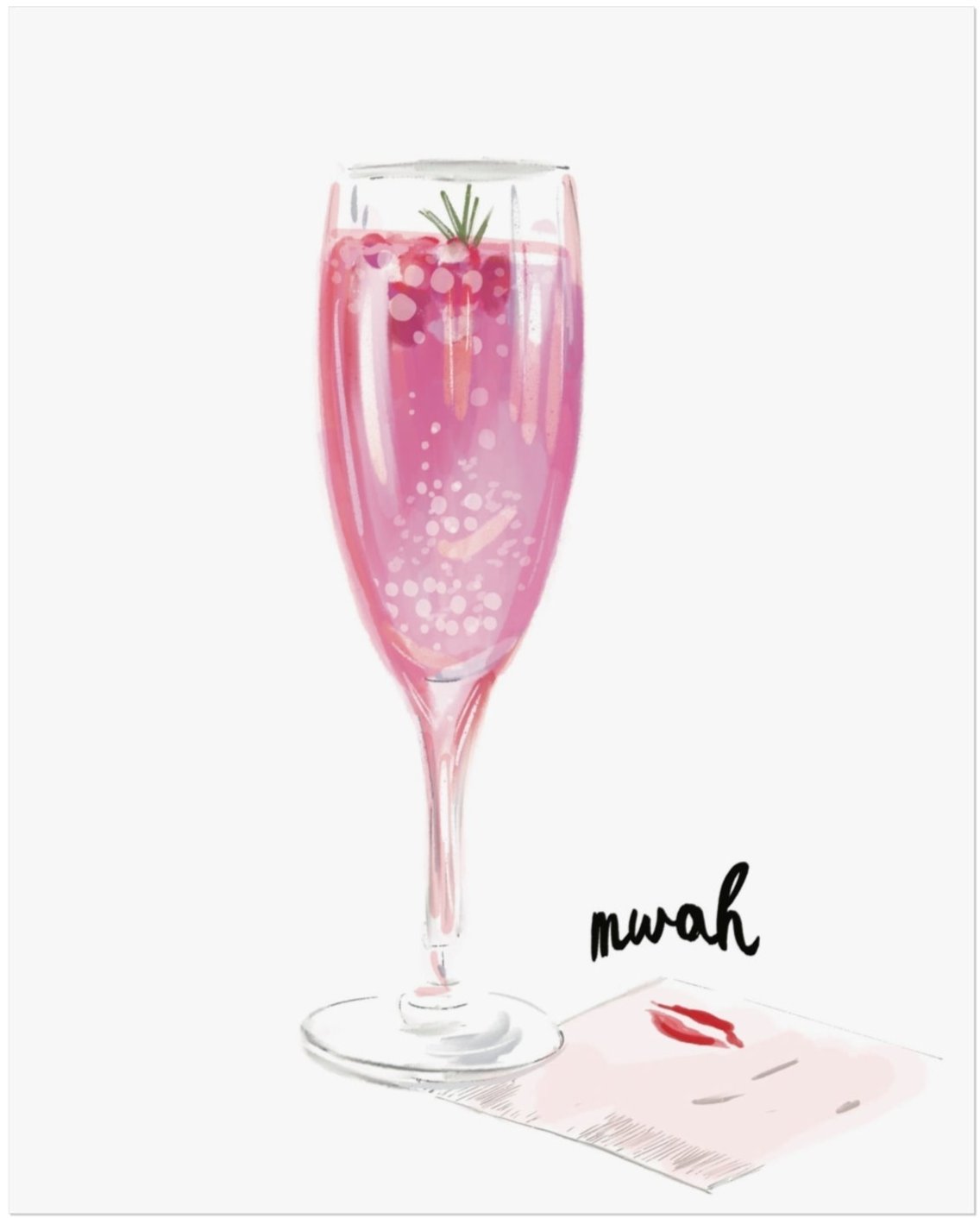 PUCKER UP MWAH - Art Print