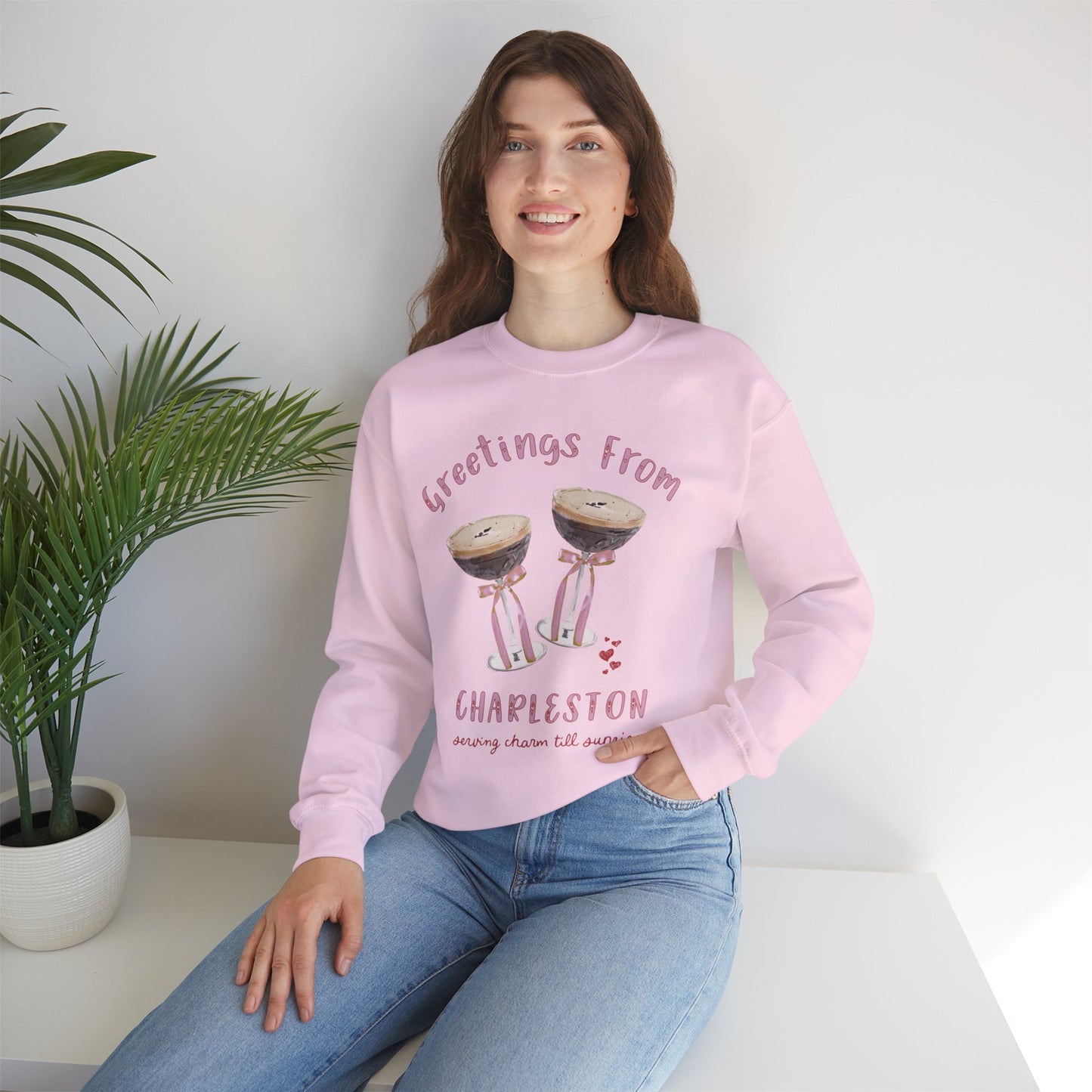 UP ALL NIGHT IN CHARLESTON - Crewneck