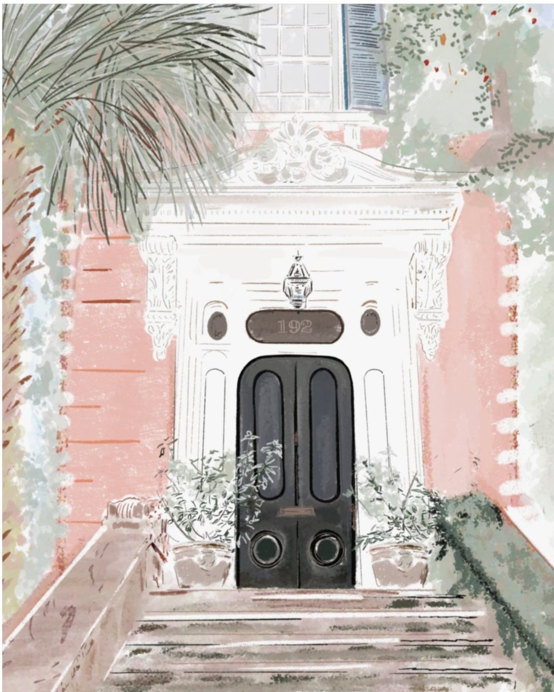 192 BLACK DOOR - Art Print