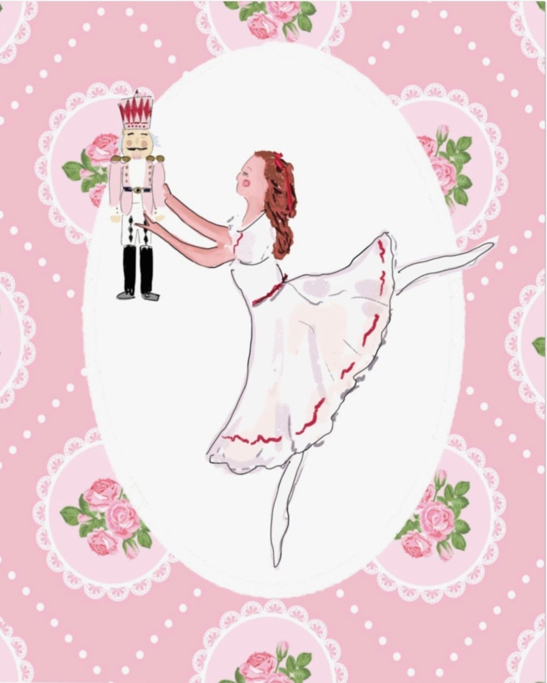 CLARA & THE NUTCRACKER - Art Print