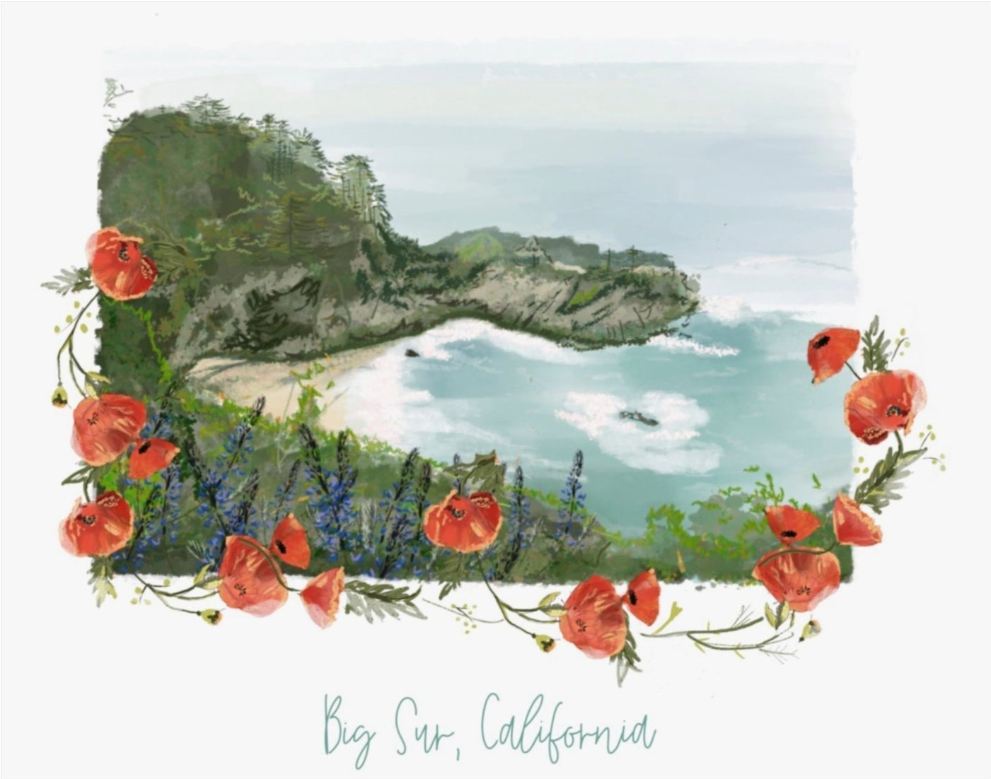 BIG SUR, CALIFORNIA - Art Print