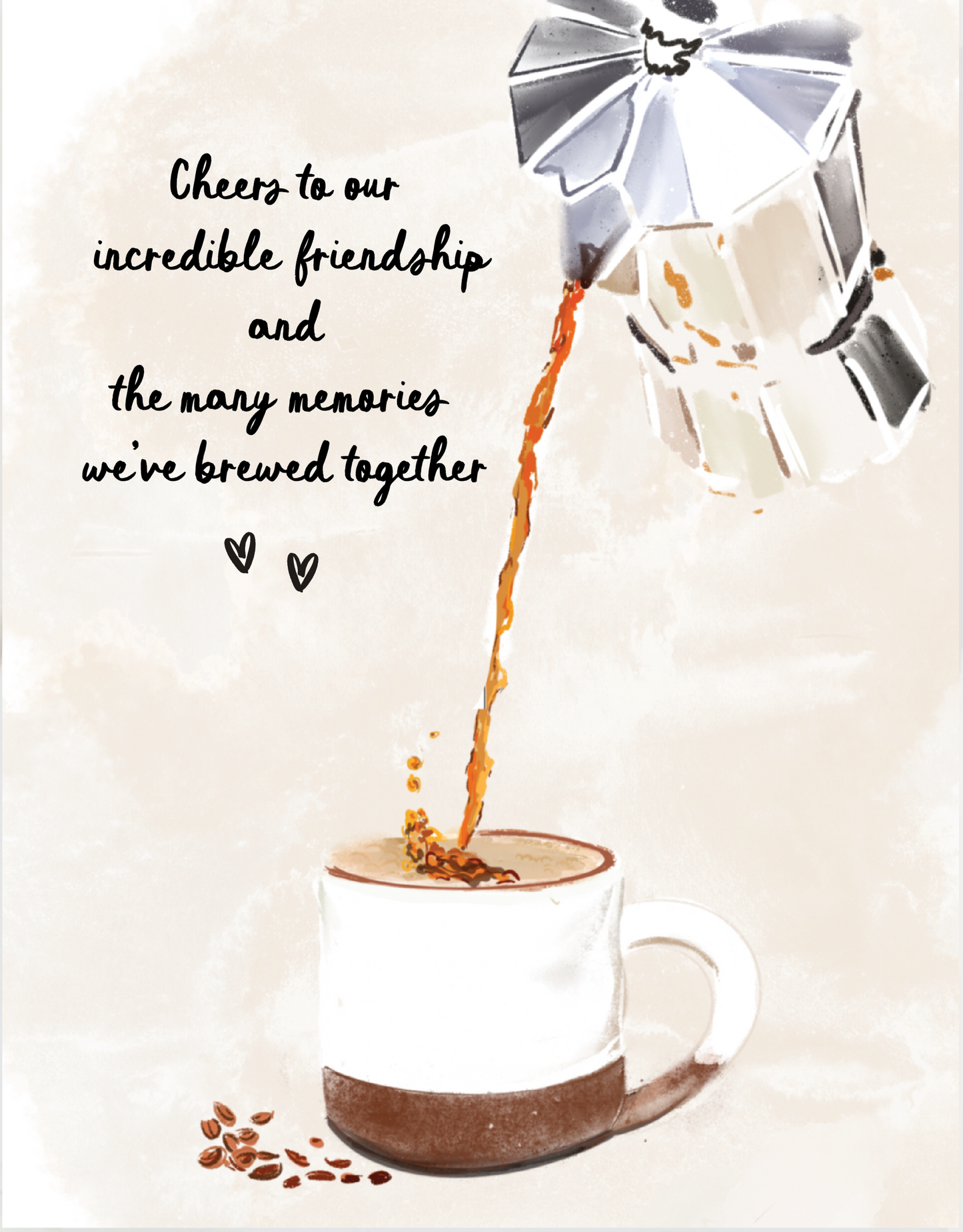 BREWED TOGETHER - Note Card