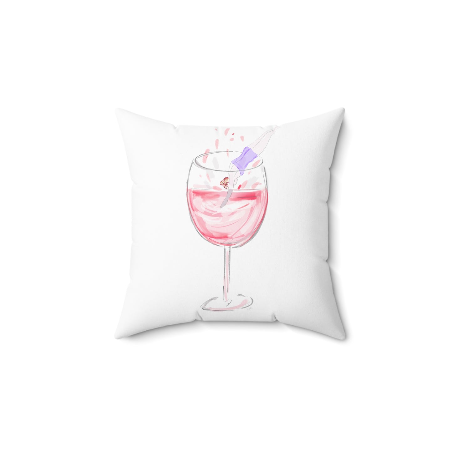 CHAMPAGNE GLASS DIVER - Pillow
