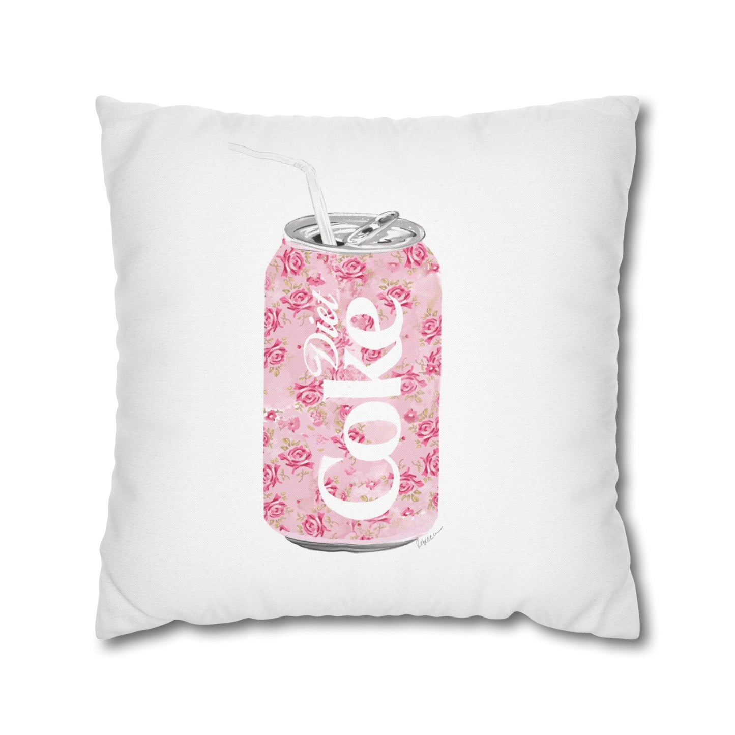 PINK SODA - Square Pillow Case