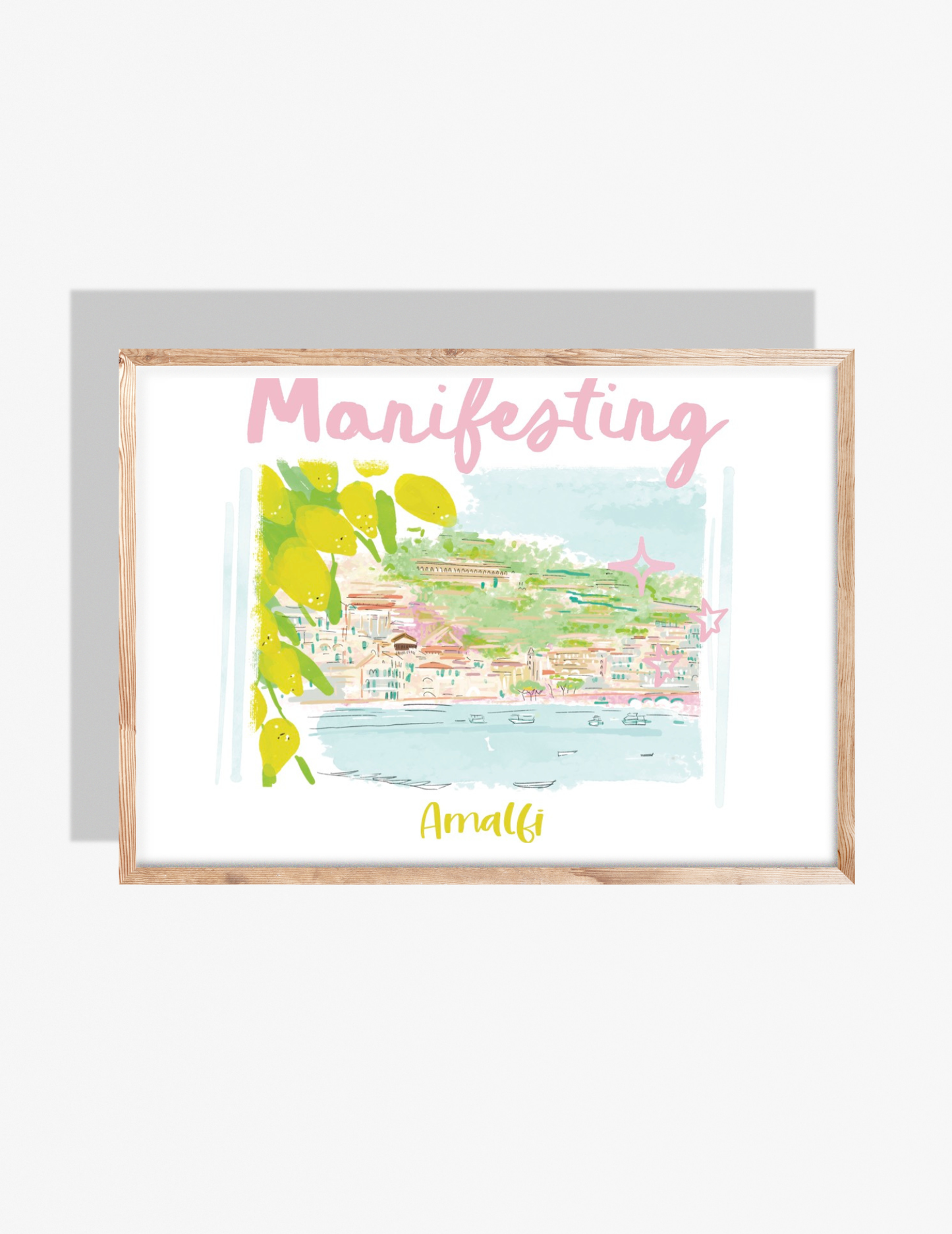 MANIFESTING AMALFI- Art Print