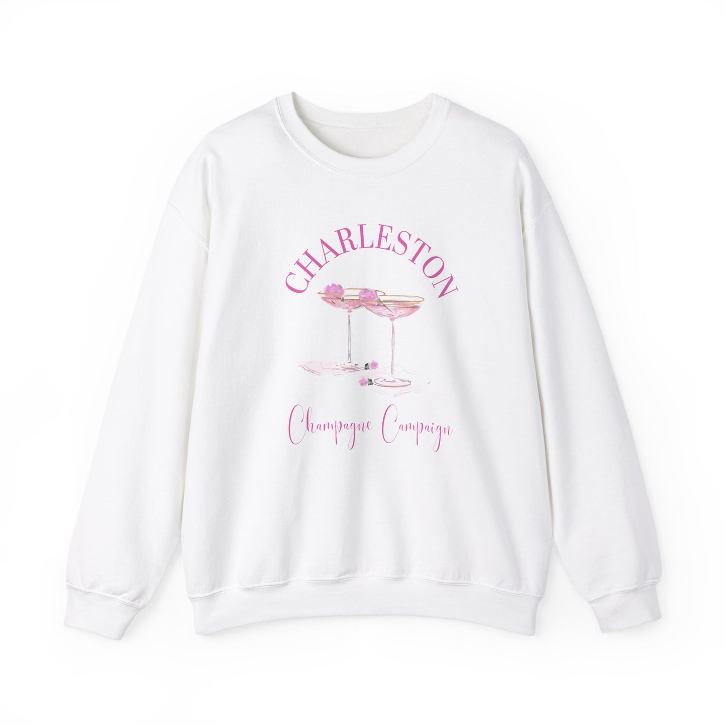 Charleston Champagne Campaign! Crewneck Sweatshirt - Stylish Unisex Heavy Blend for Celebrations