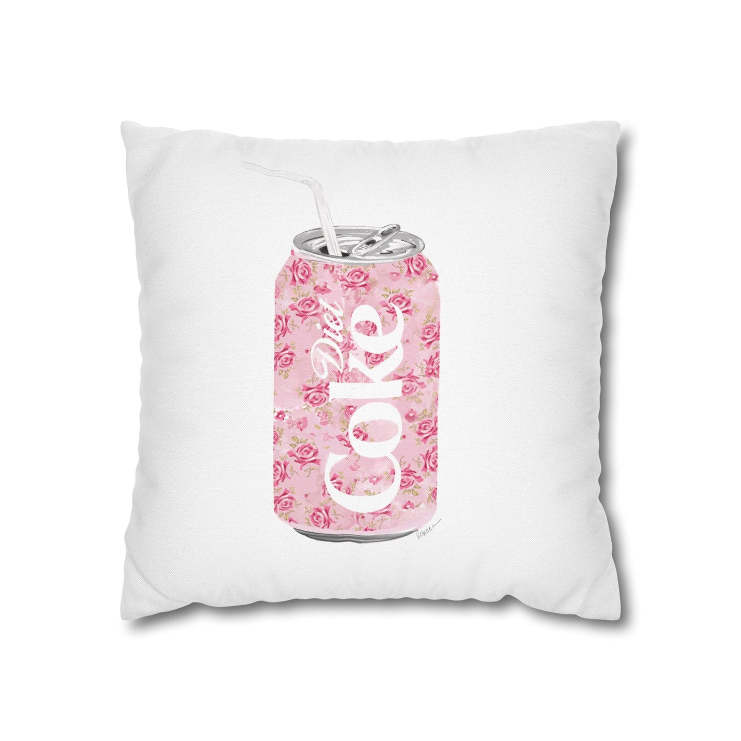 PINK SODA - Square Pillow Case