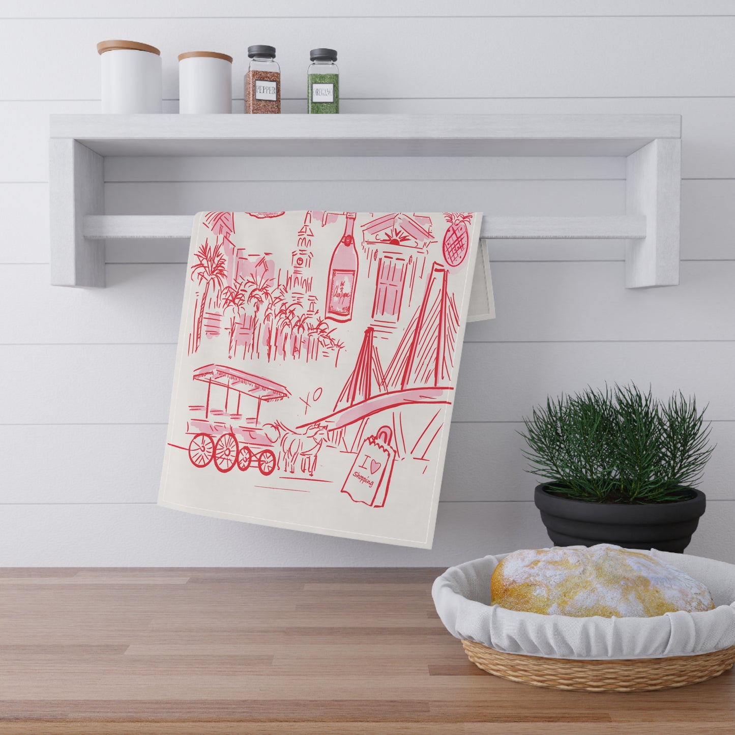 CHARLESTON - Tea Towel