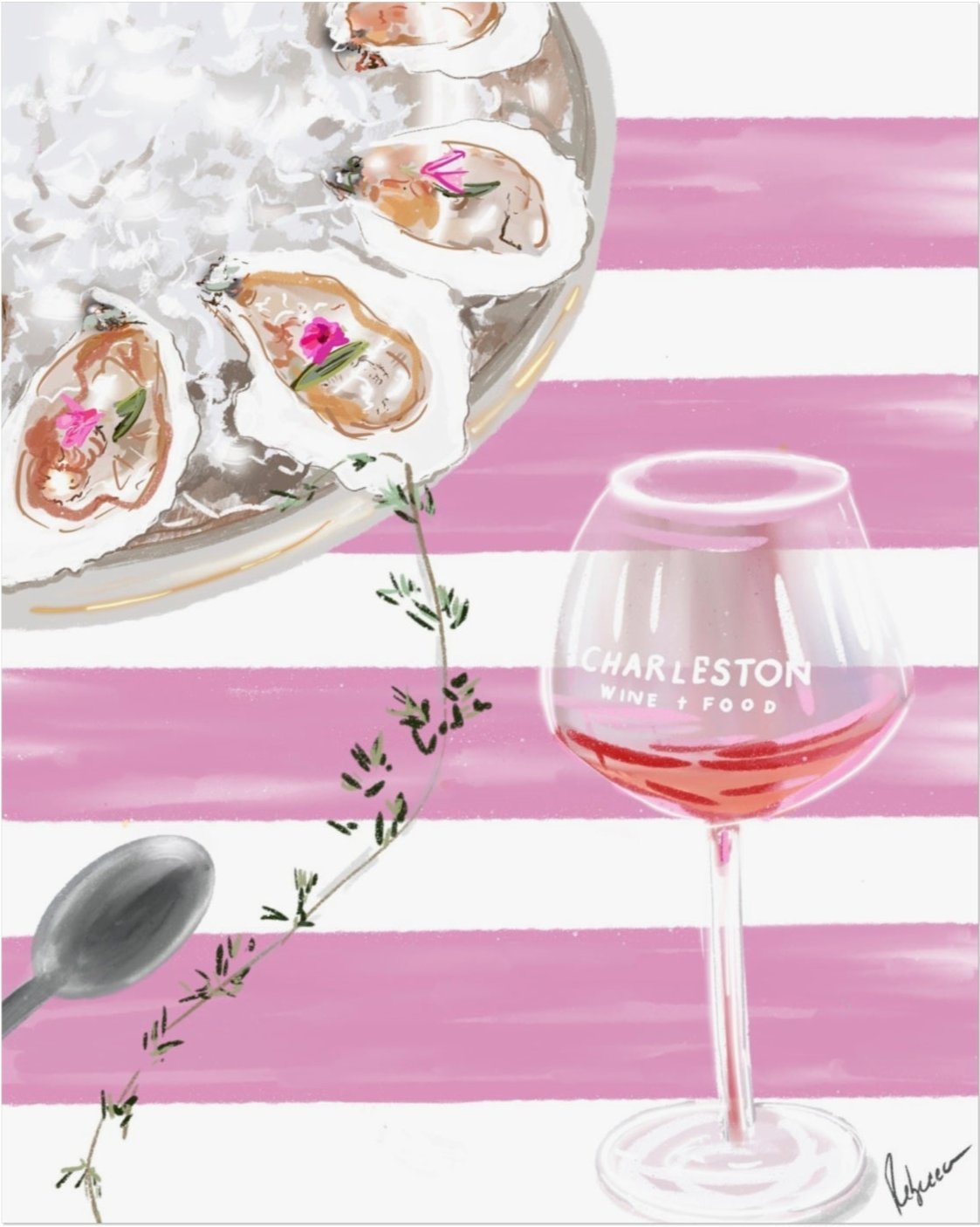 CHARLESTON WINE & FOOD '23 - Art Print