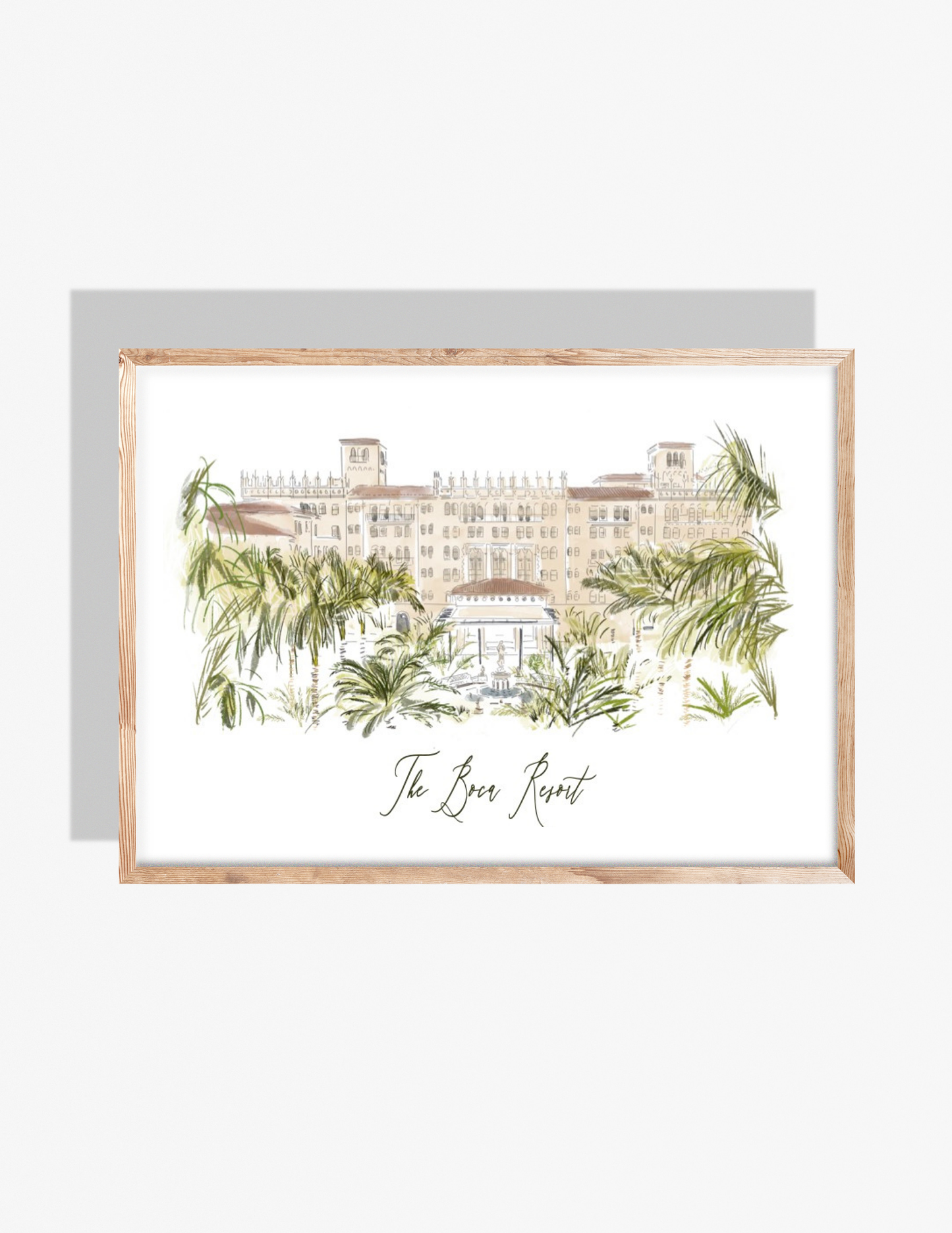 THE BOCA RESORT, FL - Art Print