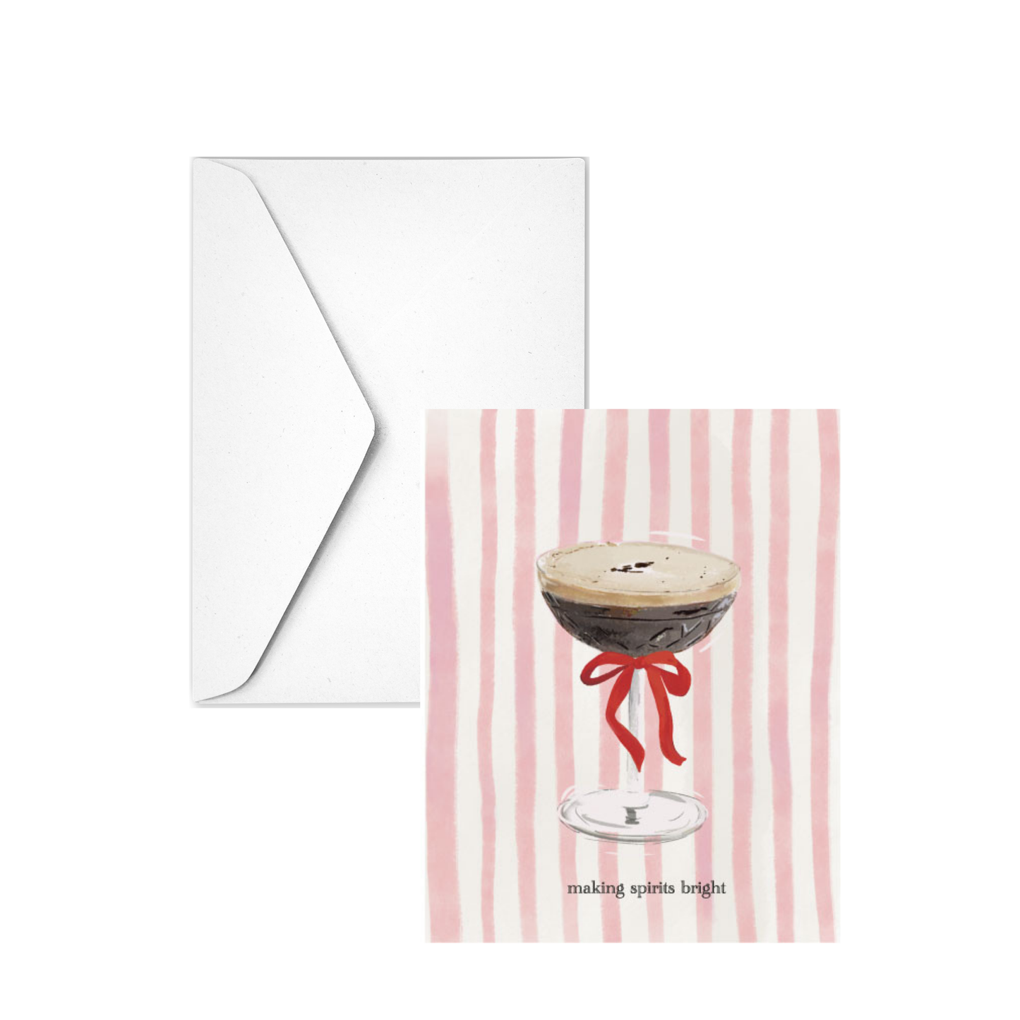 MAKING SPIRITS BRIGHT - Note Card