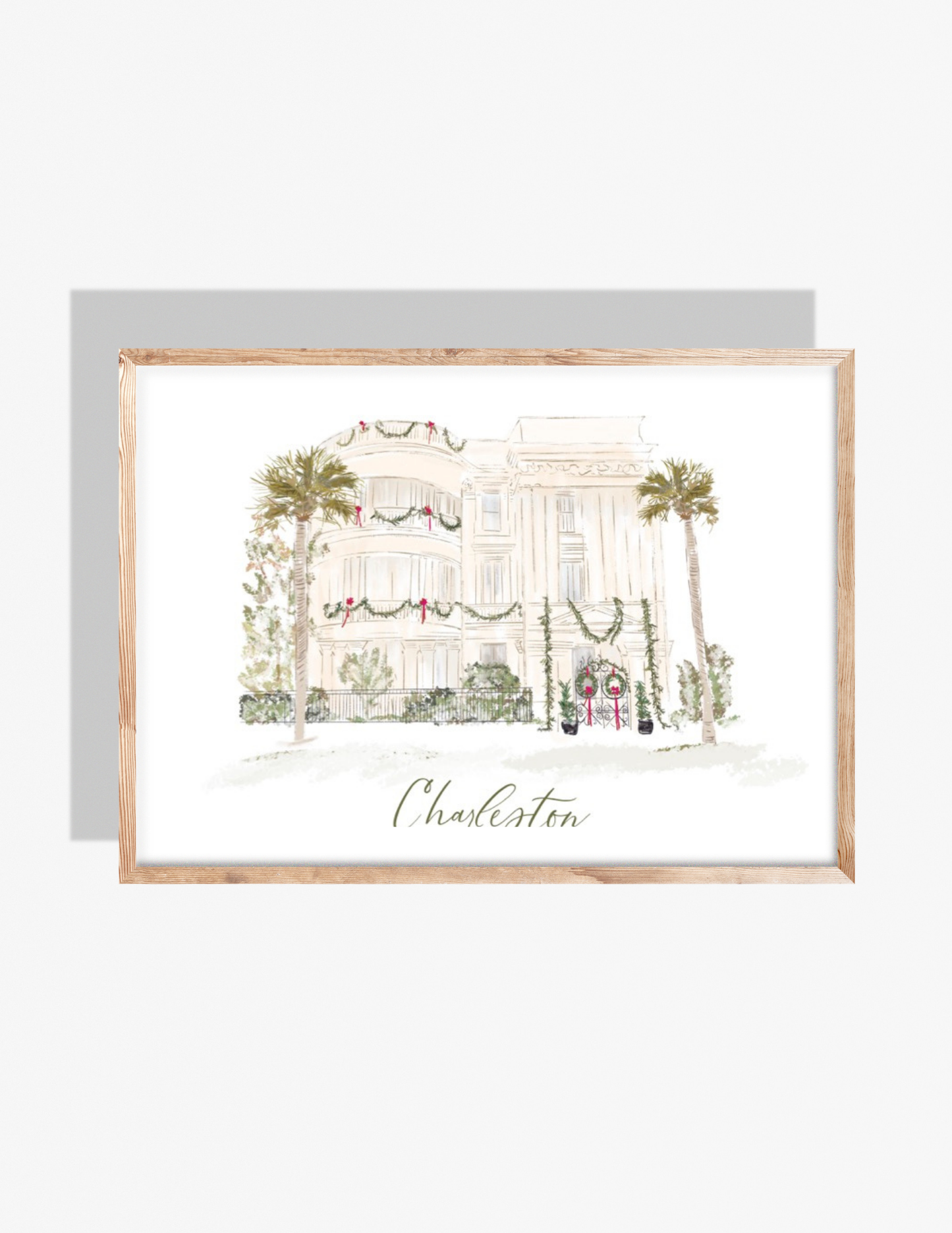 CHARLESTON CHRISTMAS - Art Print
