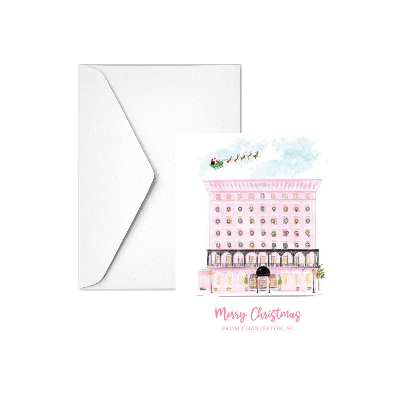 THE MILLS HOUSE AT CHRISTMAS - Note Card