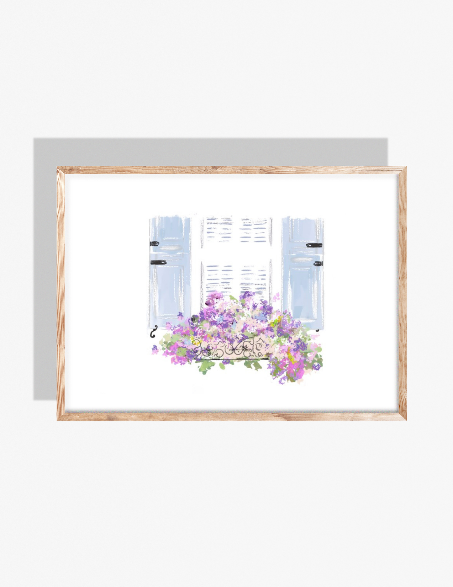 WINDOW IN THE SPRING - Art Print