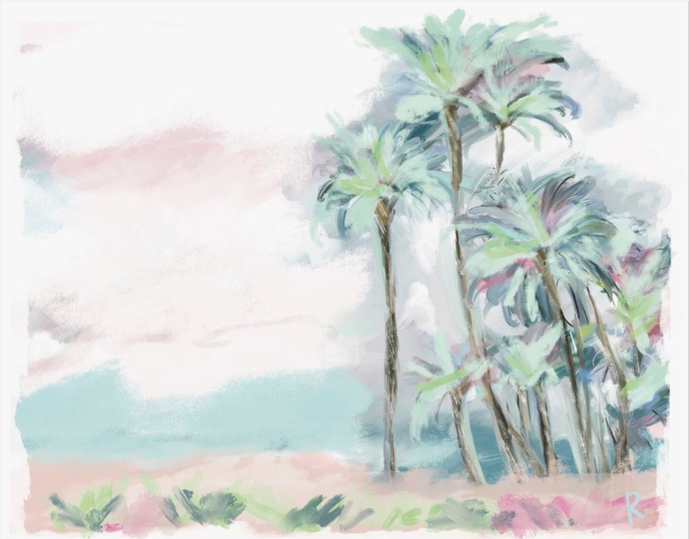 COASTAL CANDY SHORES - Art Print