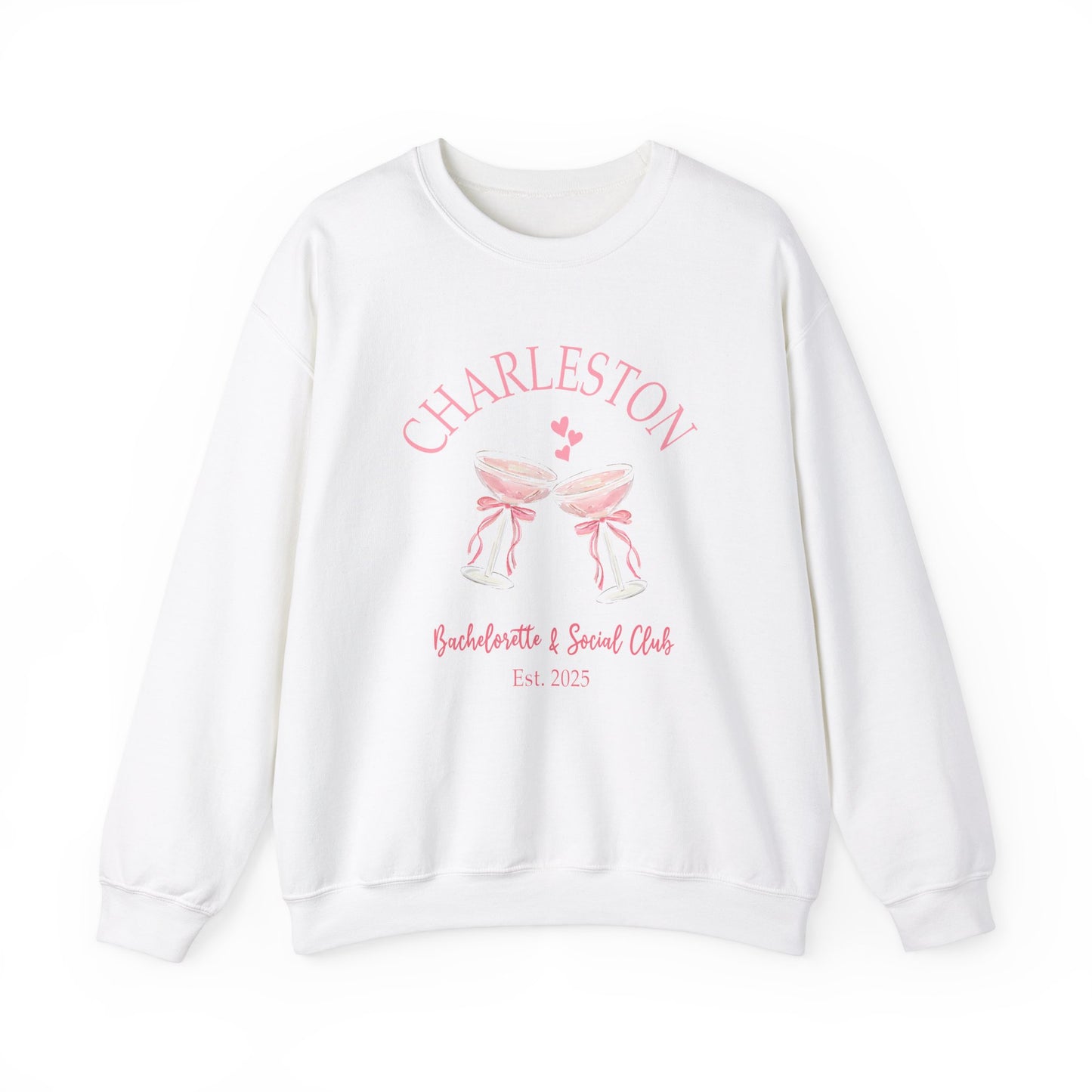 Charleston Bachelorette Social Club Sweatshirt - Cozy Unisex Crewneck