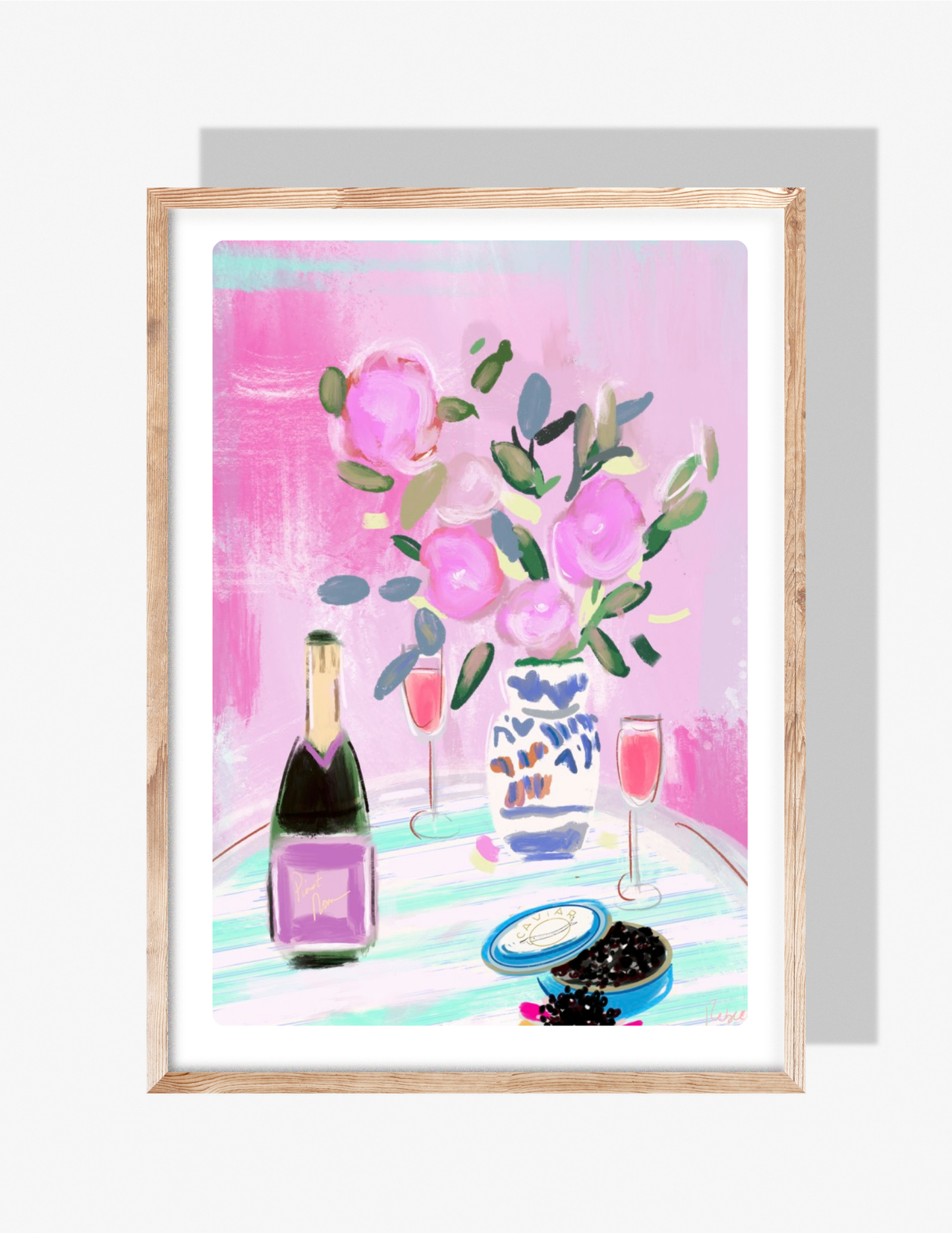 CHAMPAGNE DREAMS - Art Print