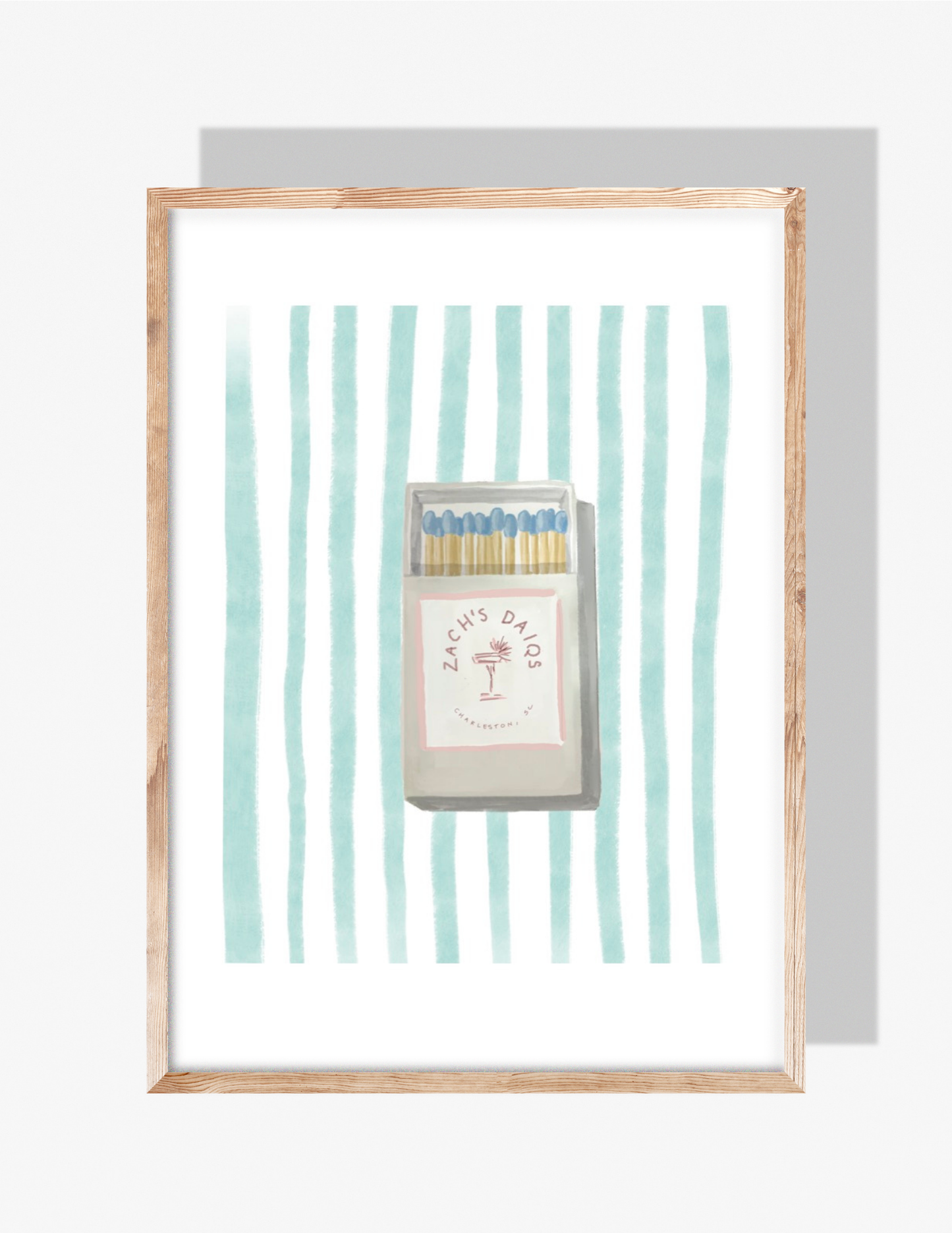 ZACH'S MATCHES - Art Print