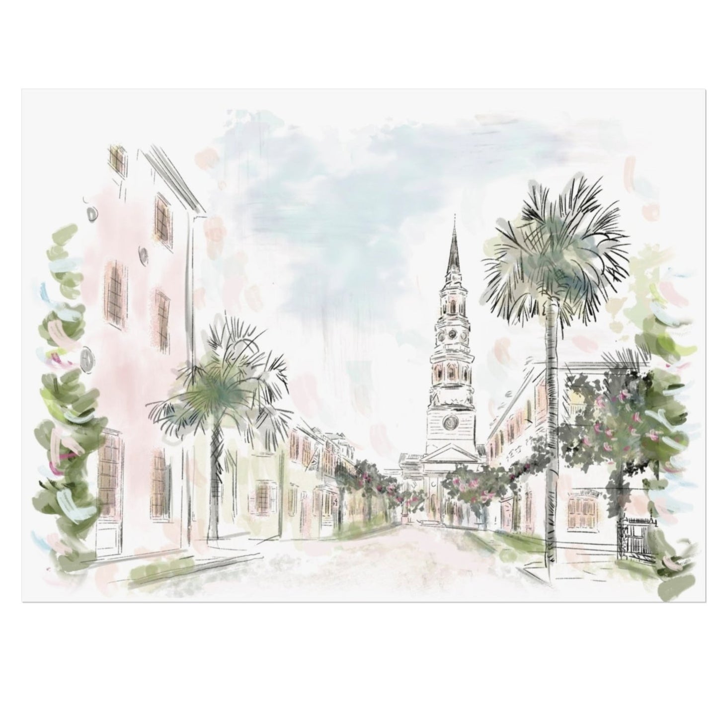 CHURCH ST. -Art Print